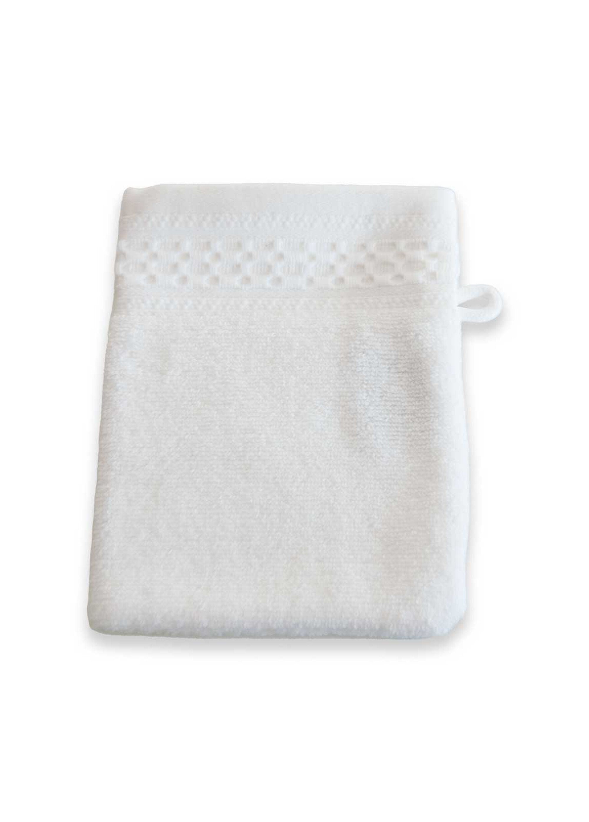 Gant de toilette en éponge pur coton
