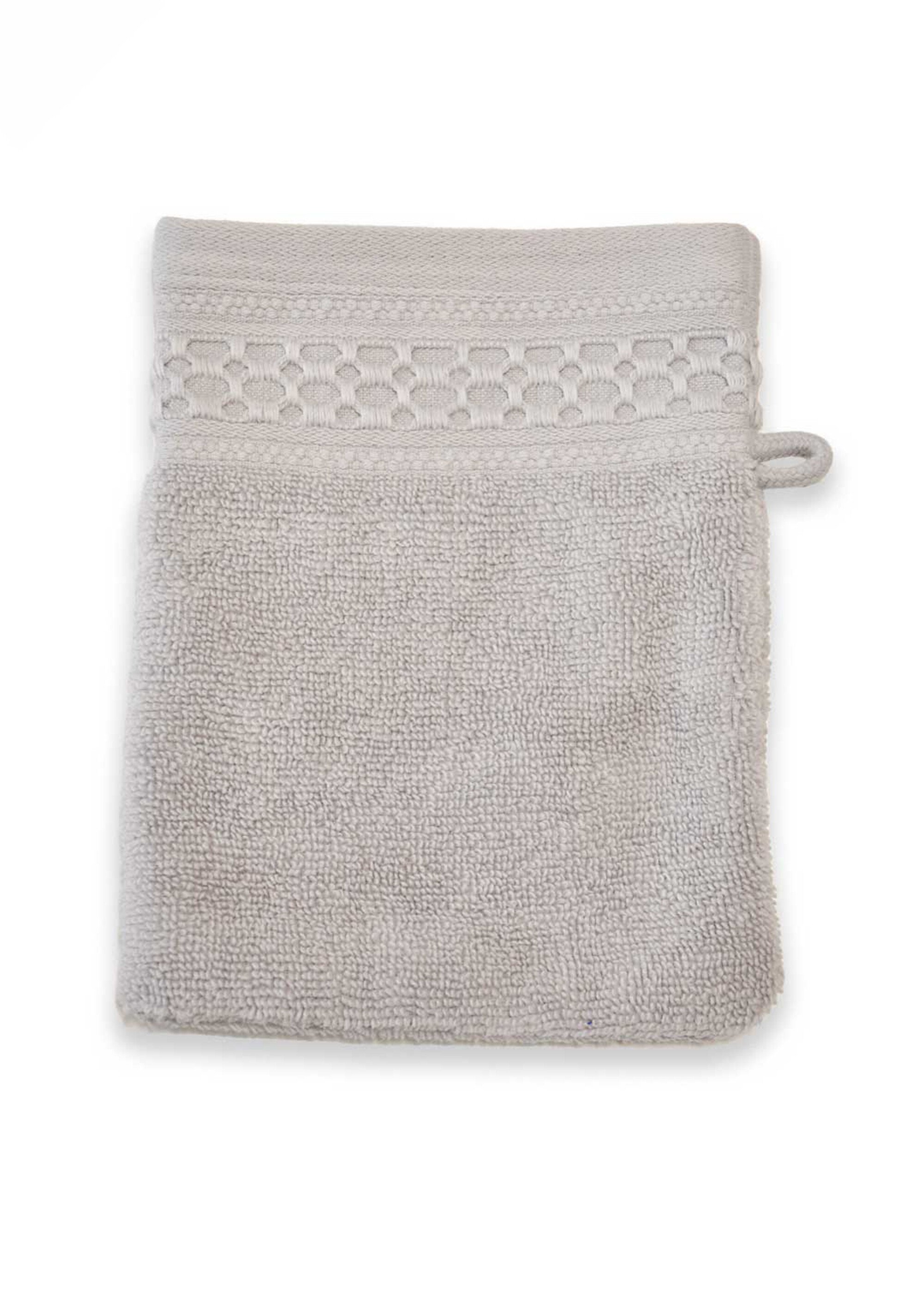 Gant de toilette en éponge pur coton