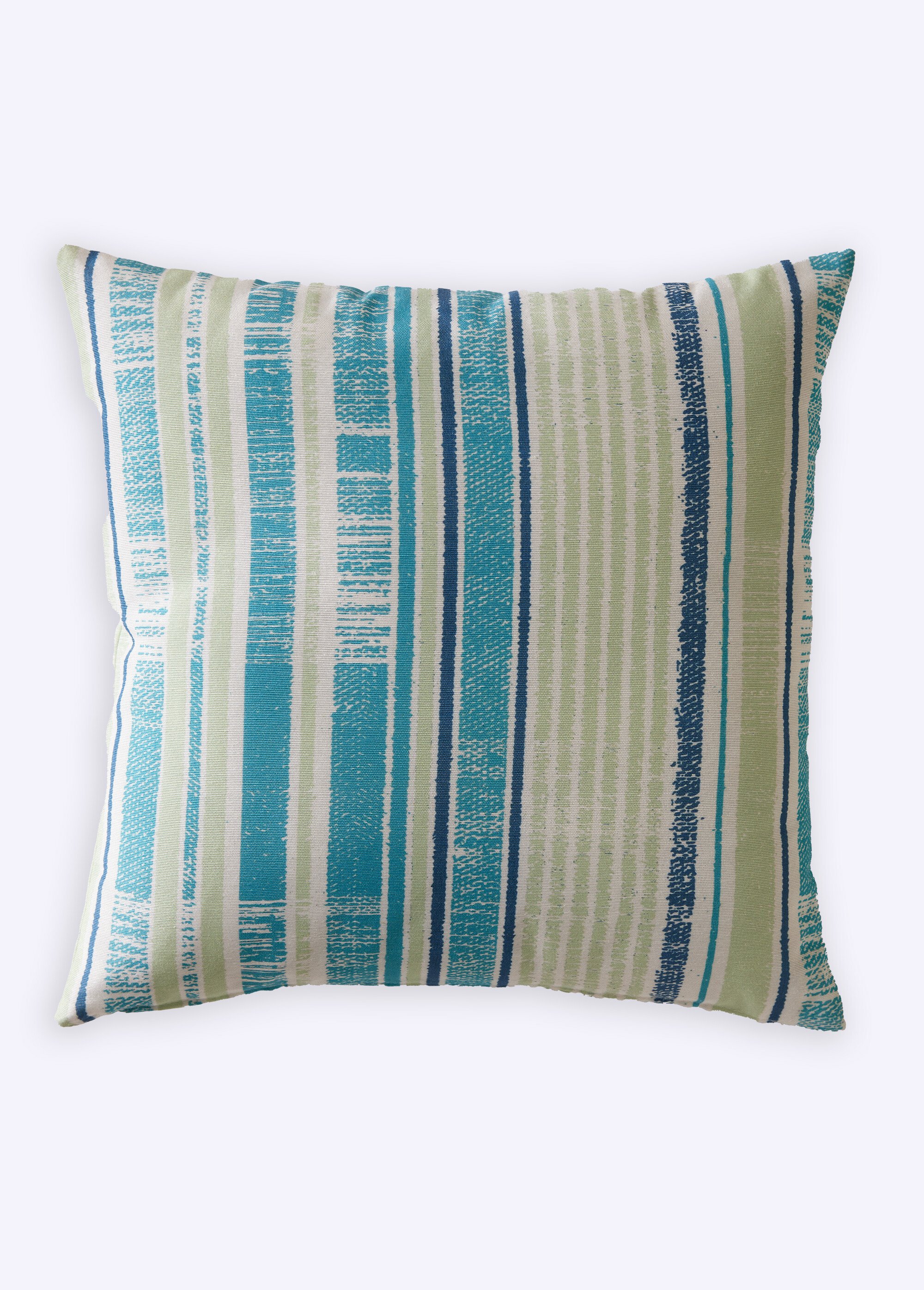 Housse de coussin carrée imprimée Bleu RADEAU FA1