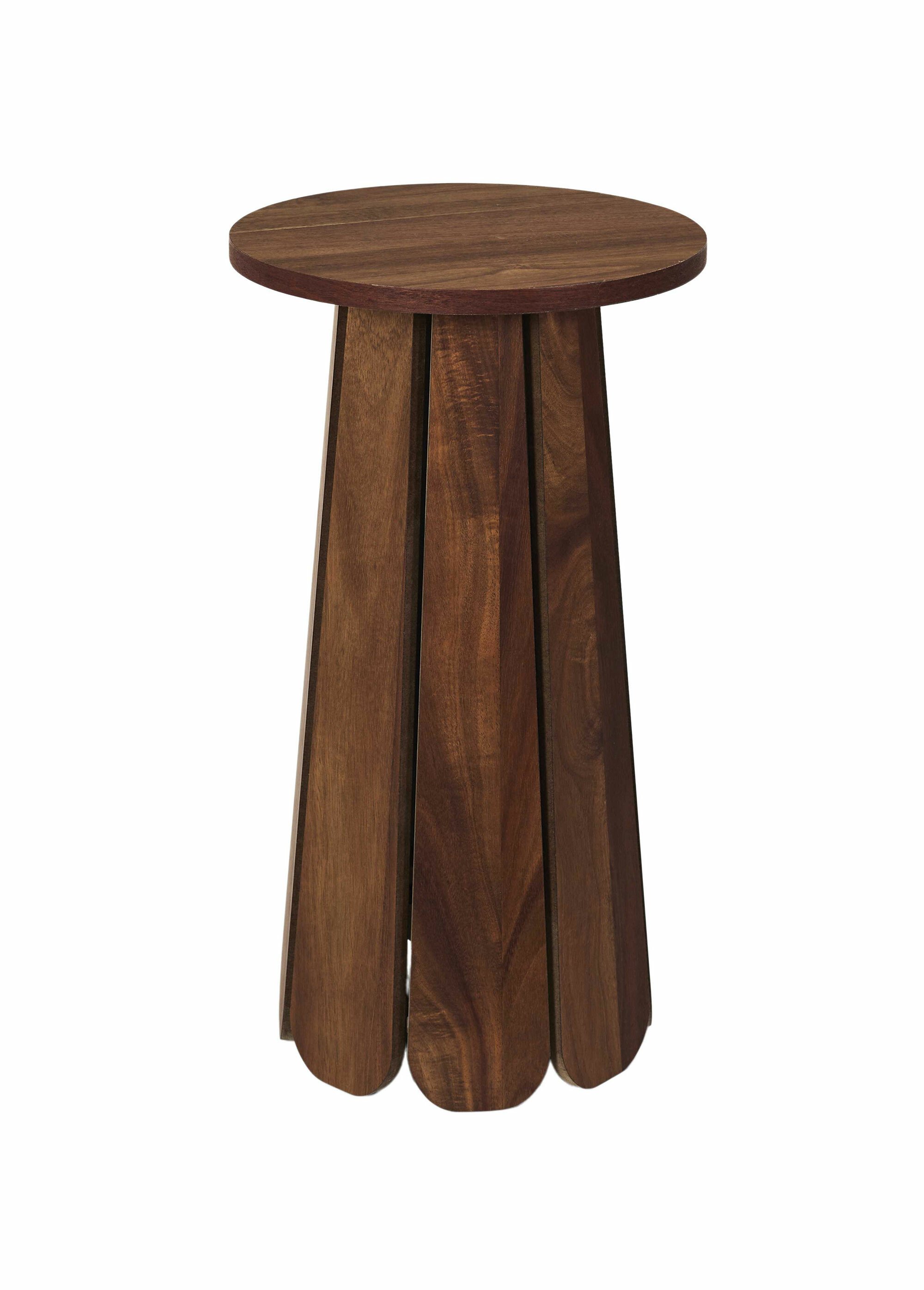 Petite sellette en bois style ethnique MARRON CMP-HD0350 FA1