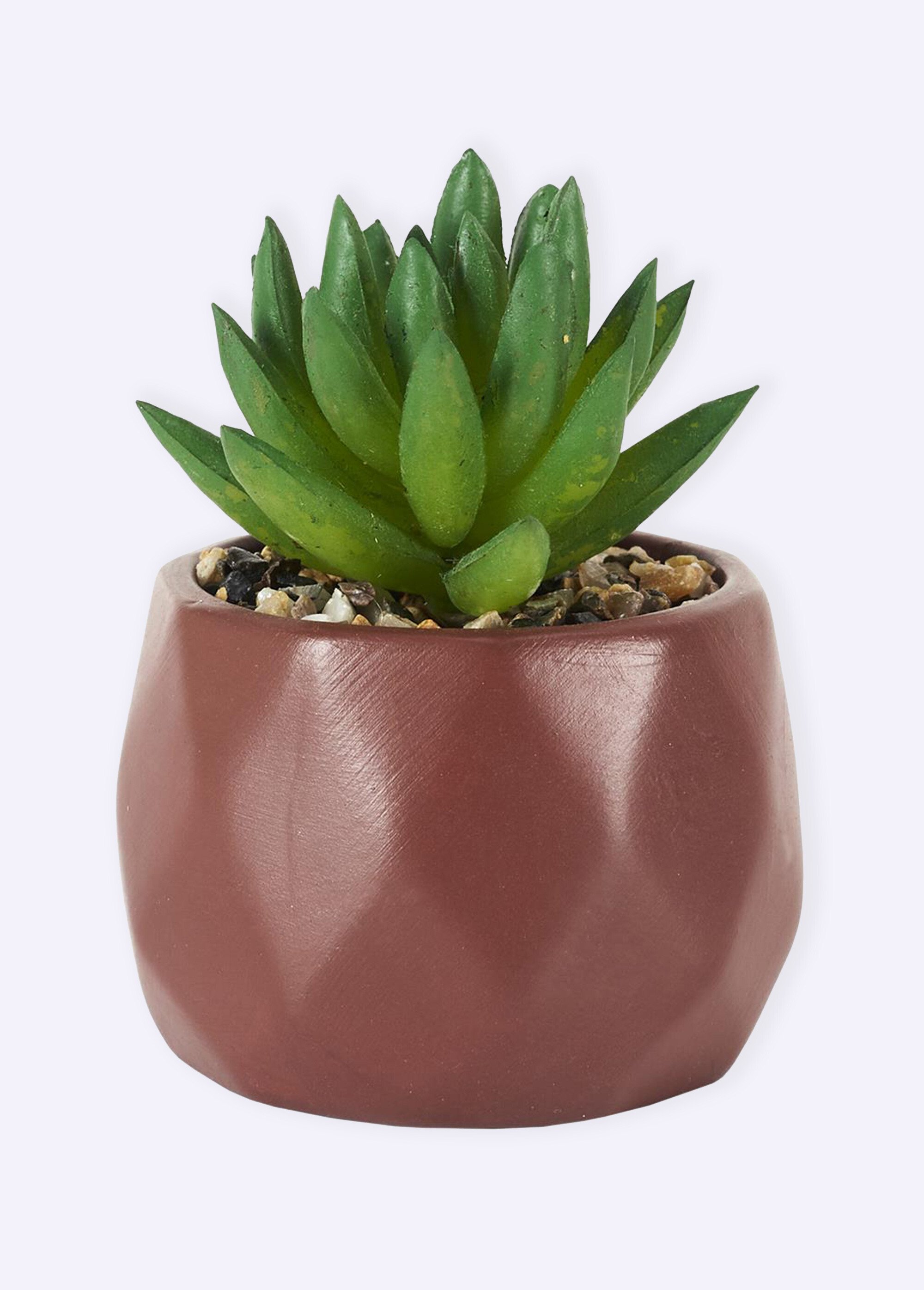 Plante artificielle + pot origami Rouge CMP-HD4196 FA1