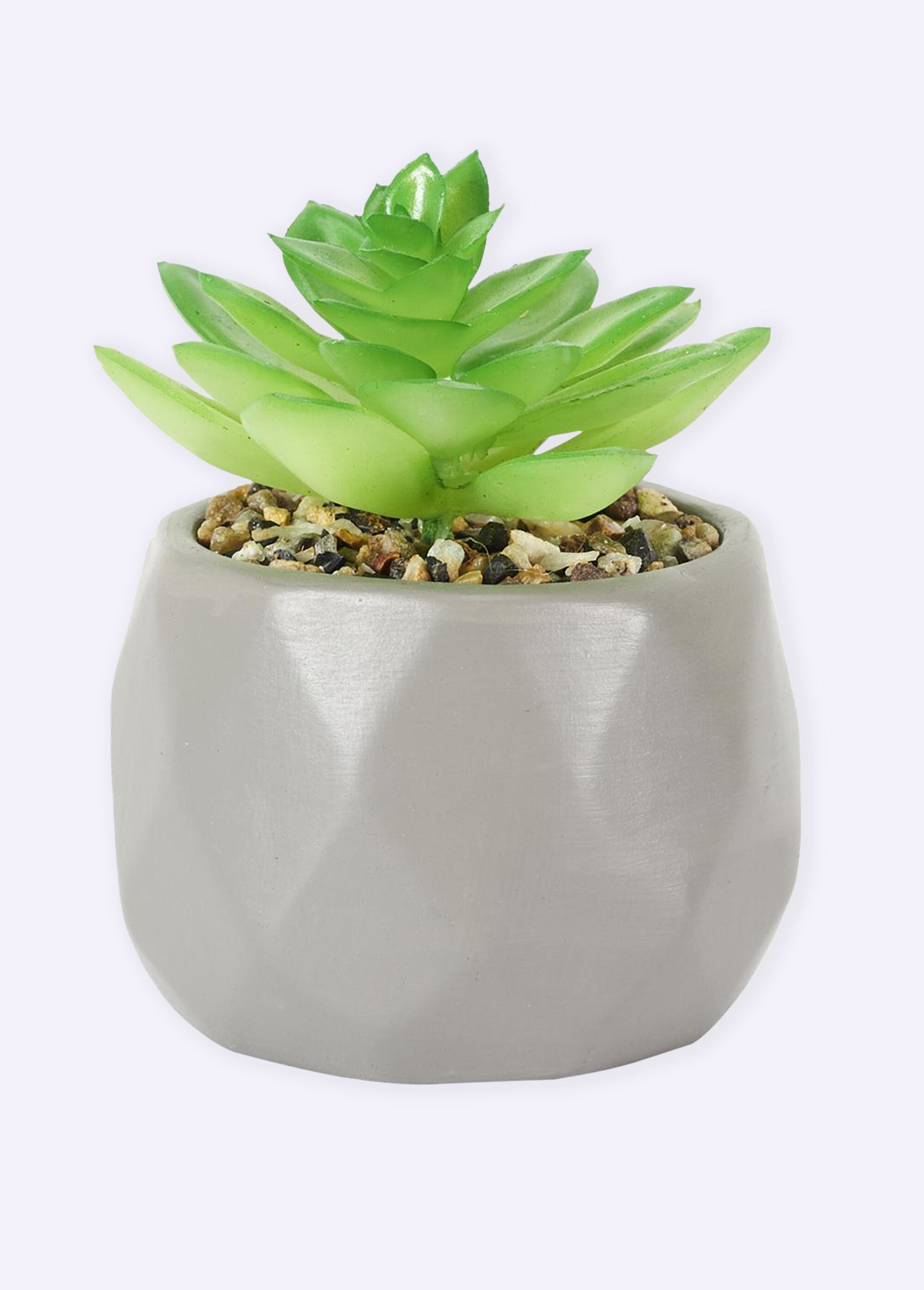 Plante artificielle + pot origami