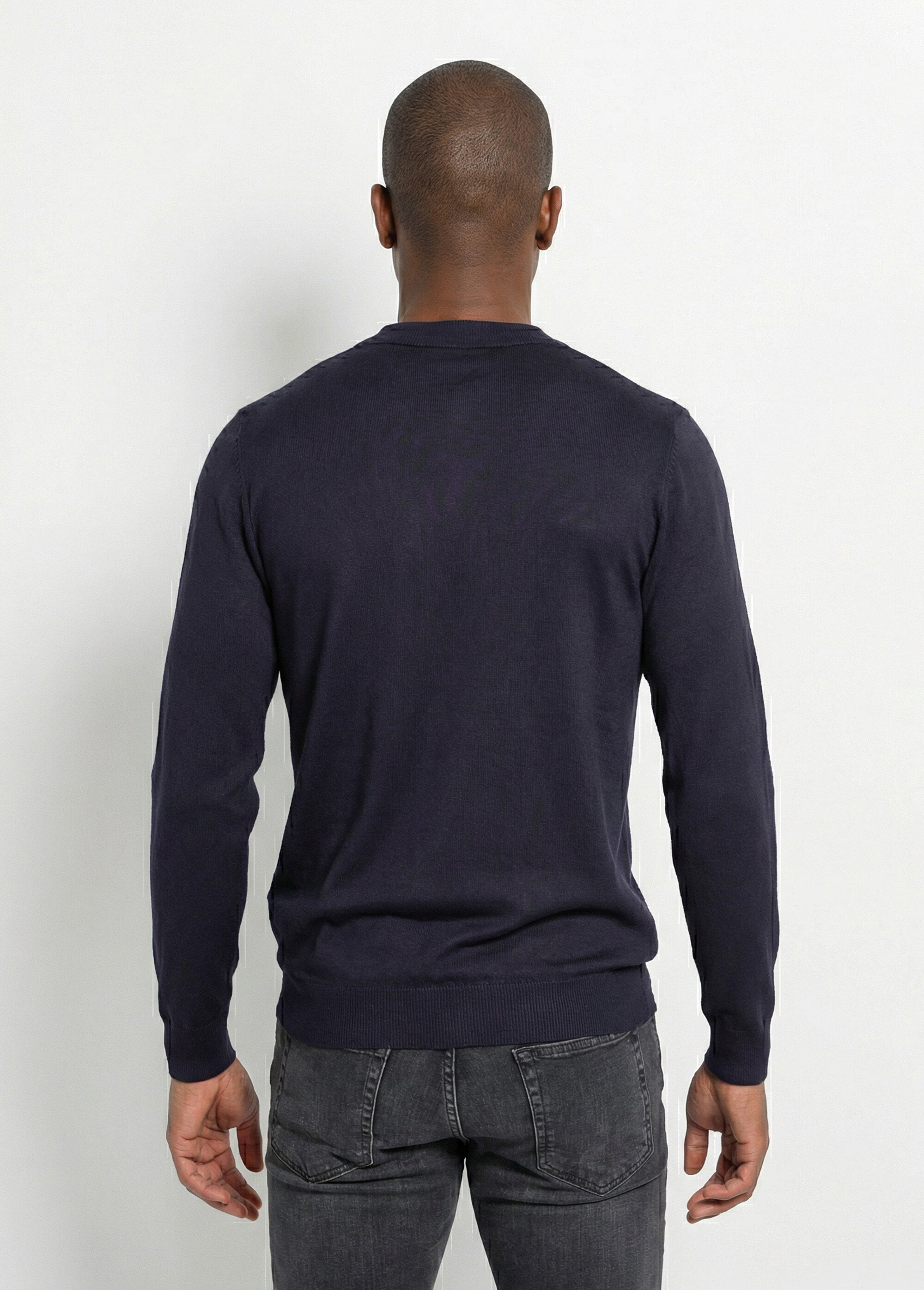 Pull col polo zippé, maille chevrons