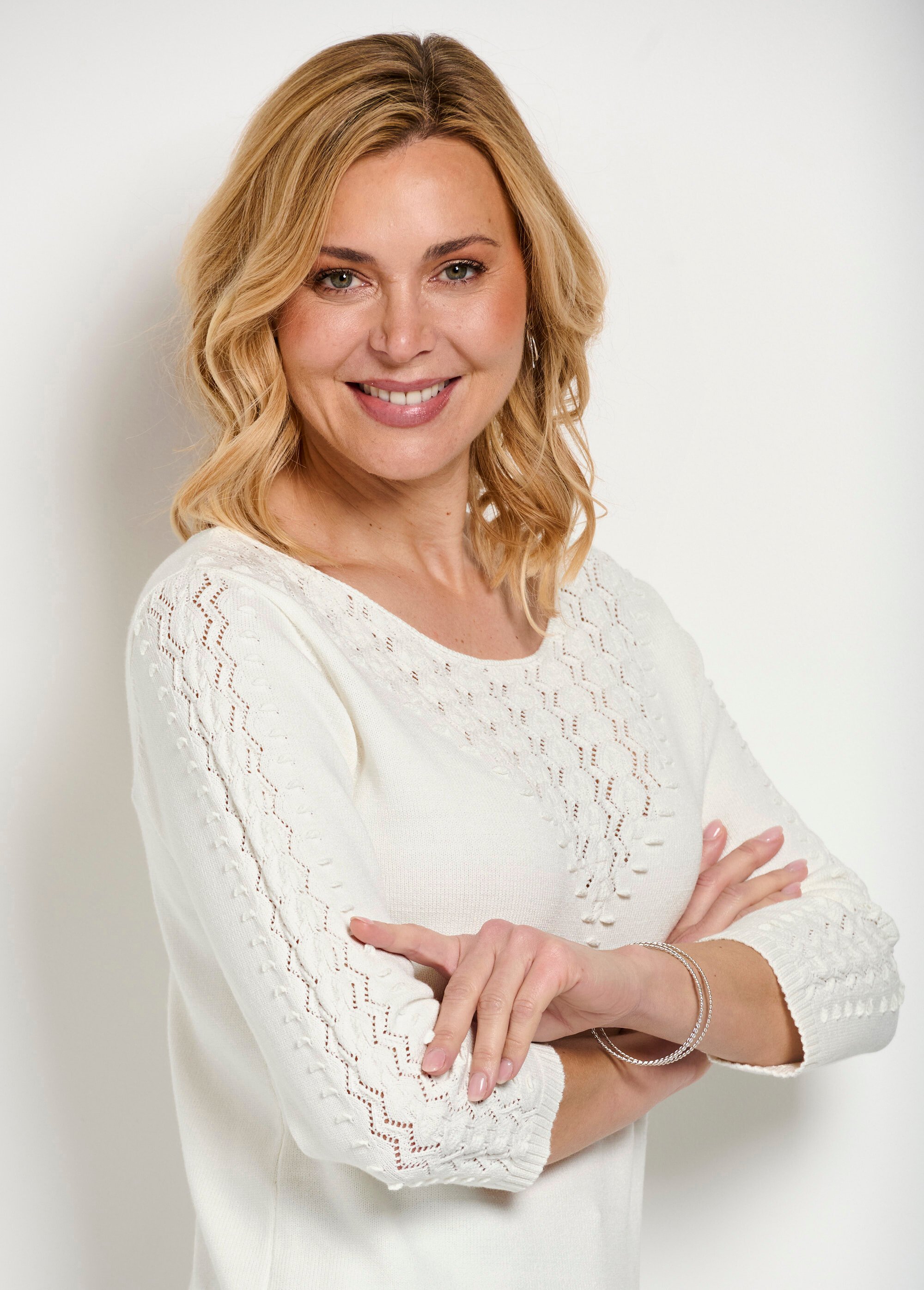 Pull Afibel Col Rond Pull Brillant Femme Pull Doux Uni Col Rond