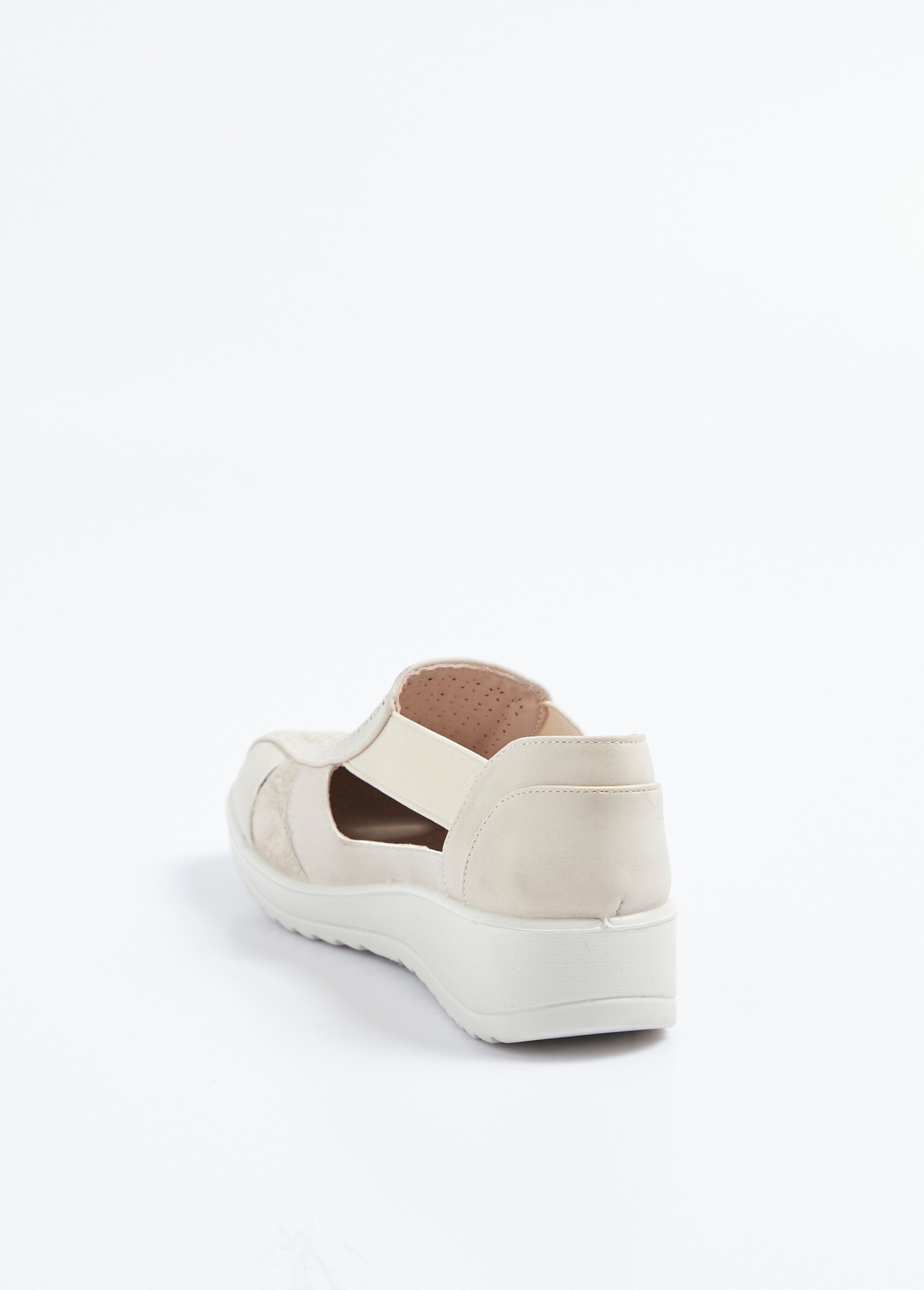 Sandales élastiquées largeur confort Femme Beige OPSALA DO1