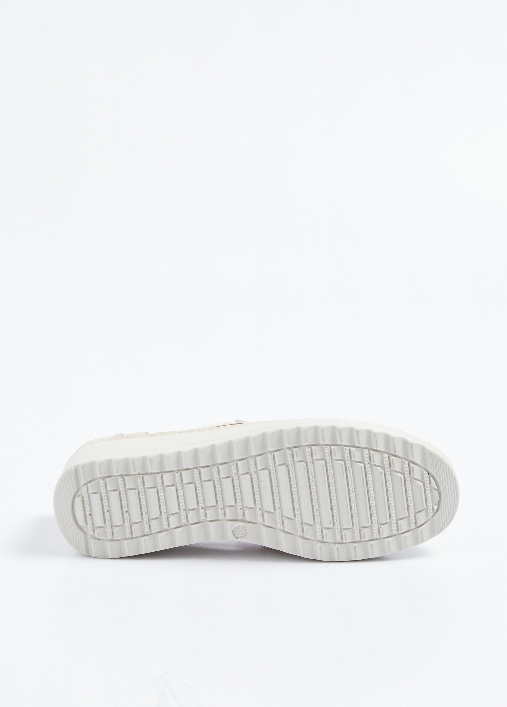 Sandales élastiquées largeur confort Femme Beige OPSALA UN1