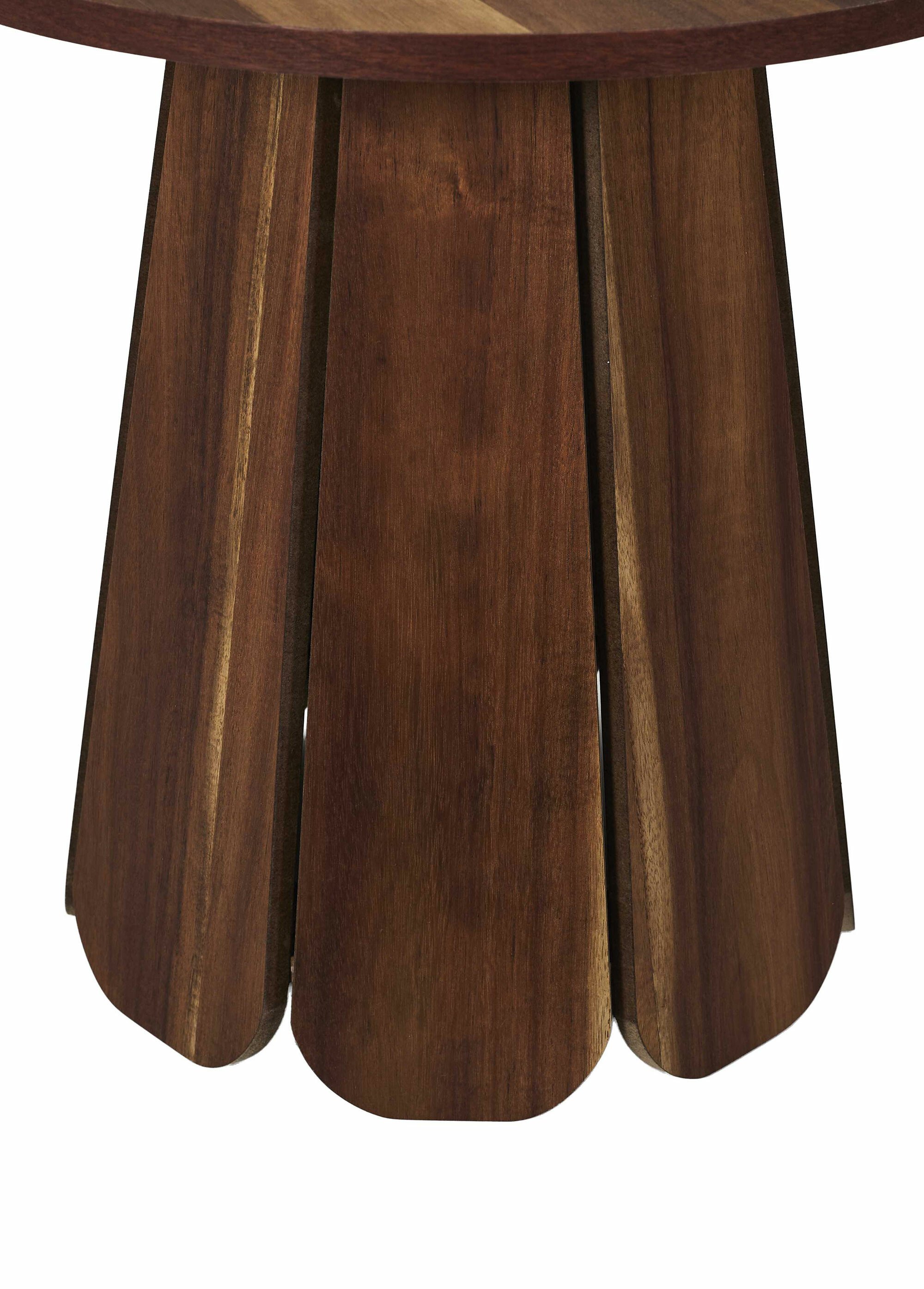 Table d'appoint en bois style ethnique MARRON CMP-HD0347 DE1