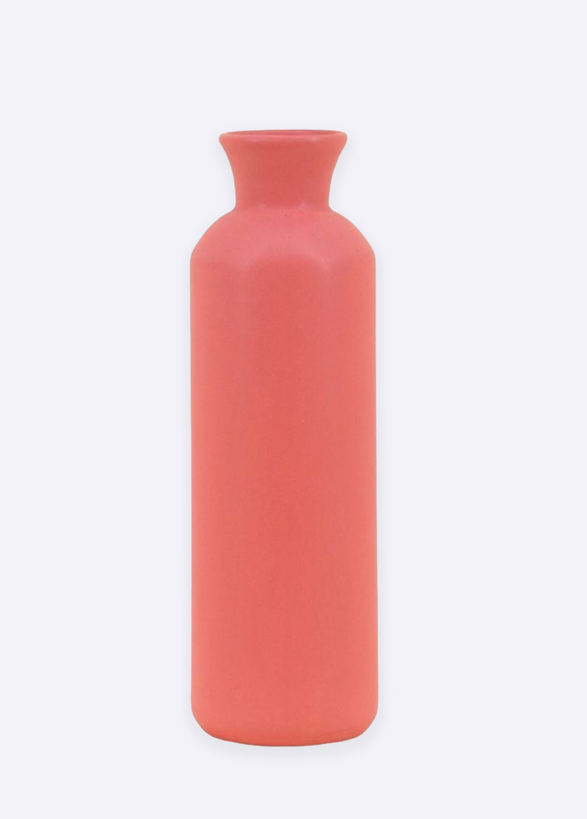 Vase en céramique tube, design épuré