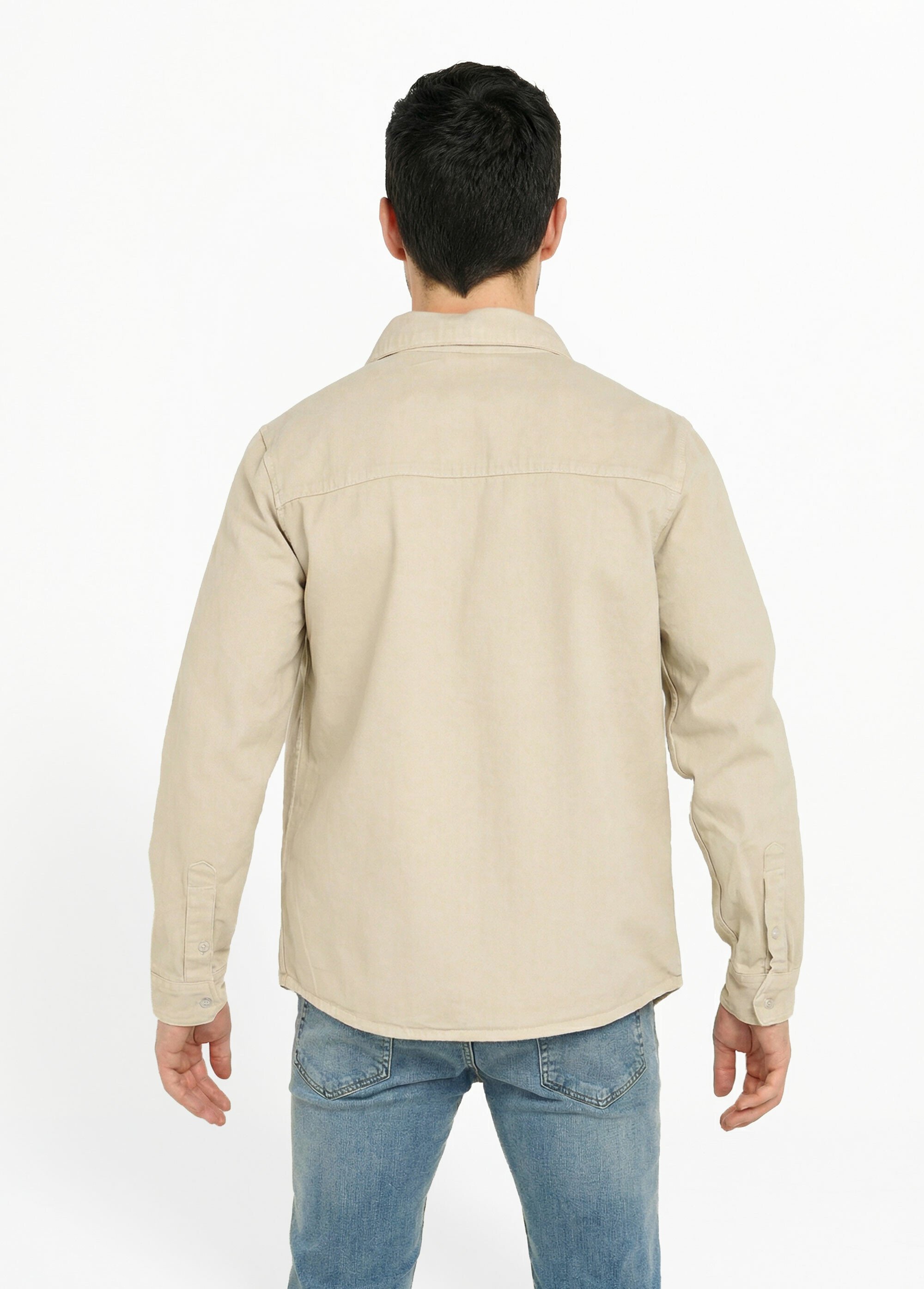 Veste en jean, toile sergé couleur