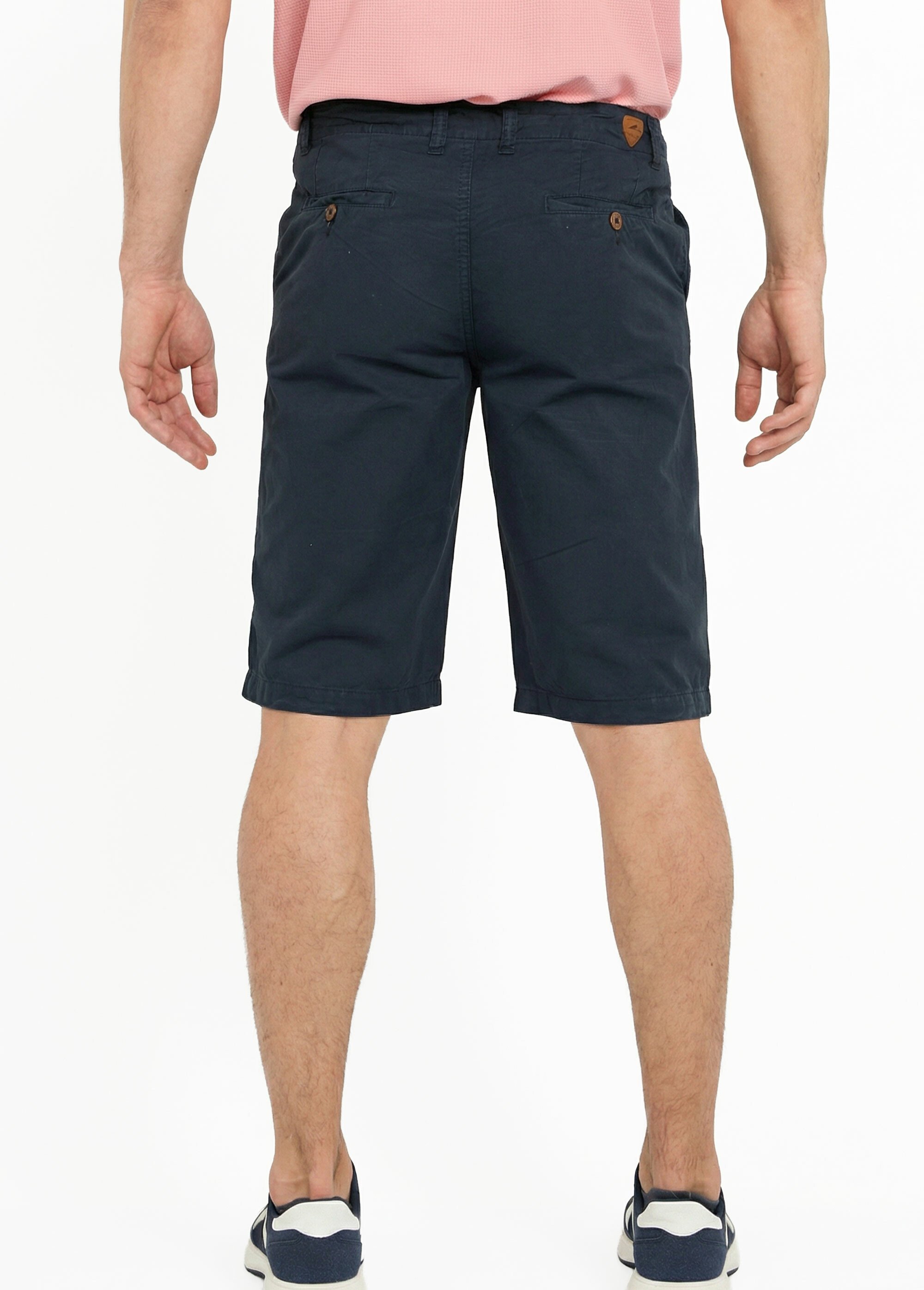Bermuda pur coton, style chino