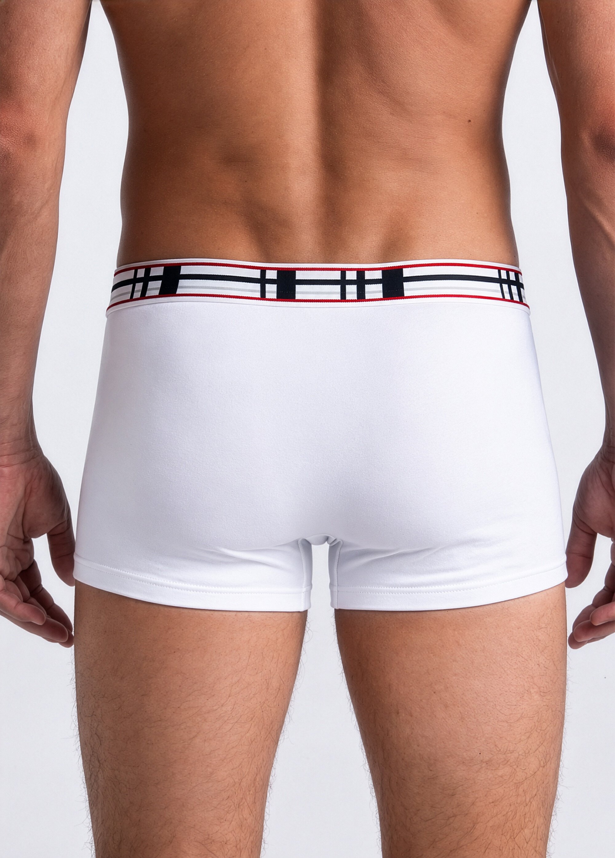 Boxer fermé coton stretch - lot de 2 Homme Blanc ISOCELE DO1