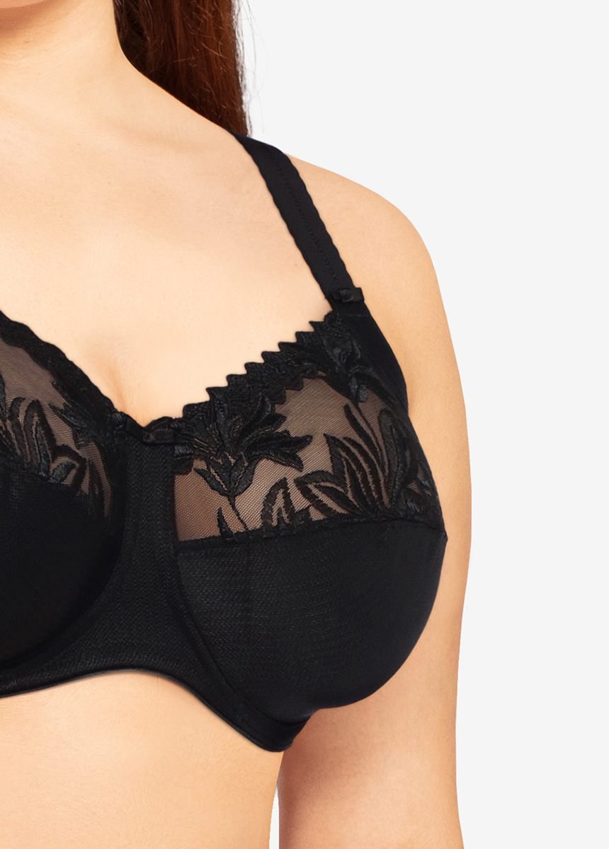 Soutien-gorge sans armatures Amazone Femme Noir VOREPPE DE1