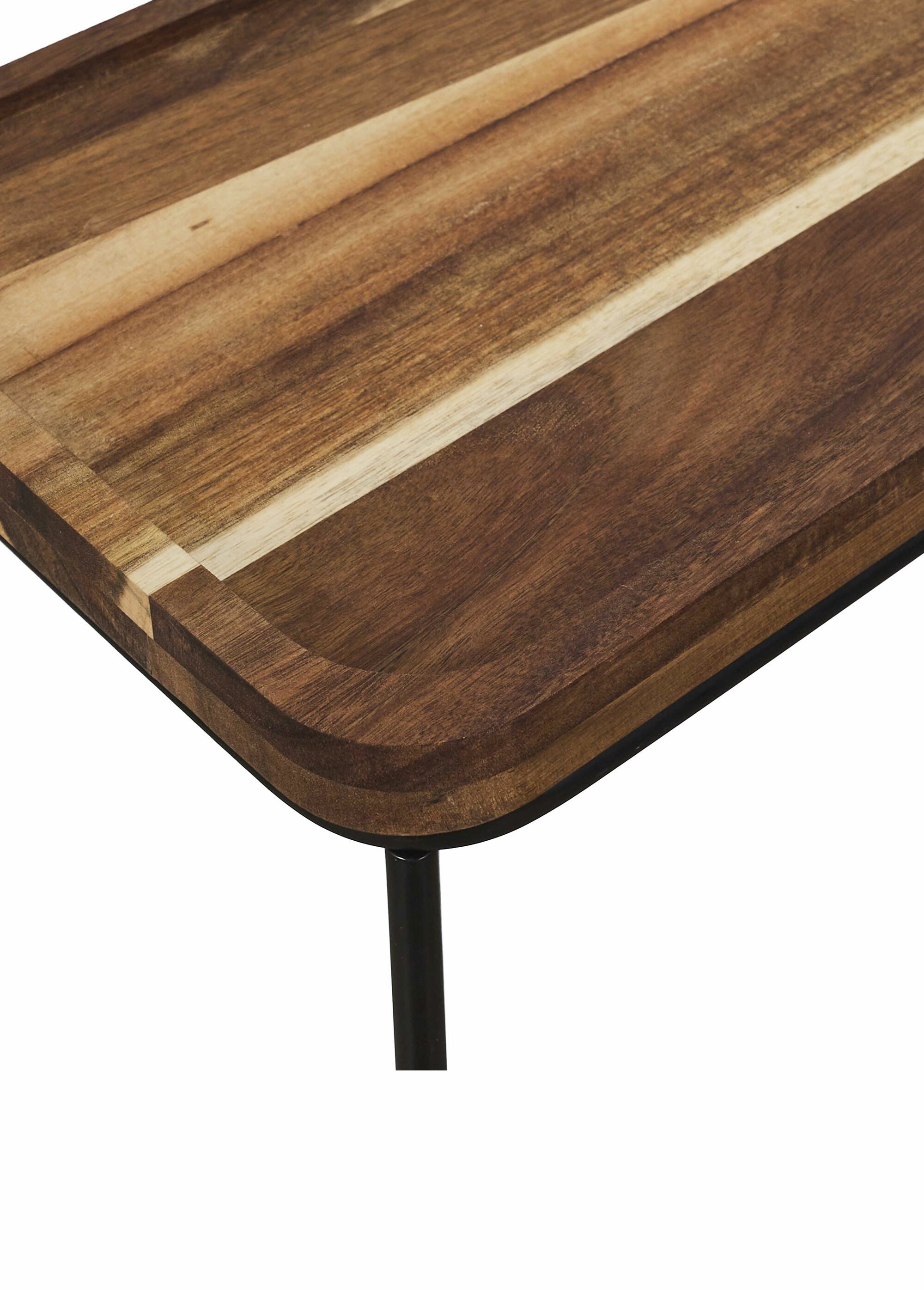 Console design en bois d'acacia MARRON CMP-HD0402 DE2