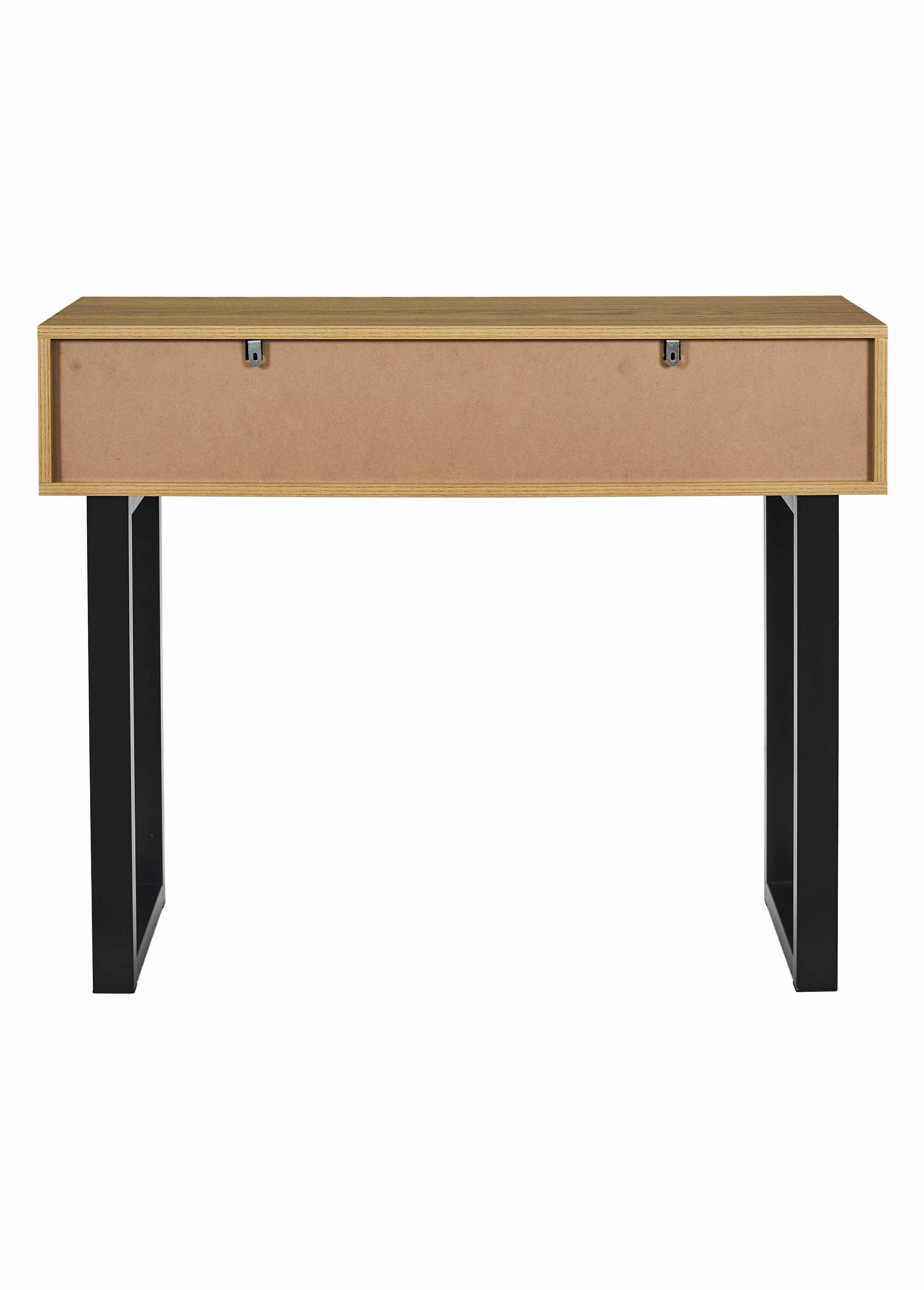 Console en bois décor forme abstraite