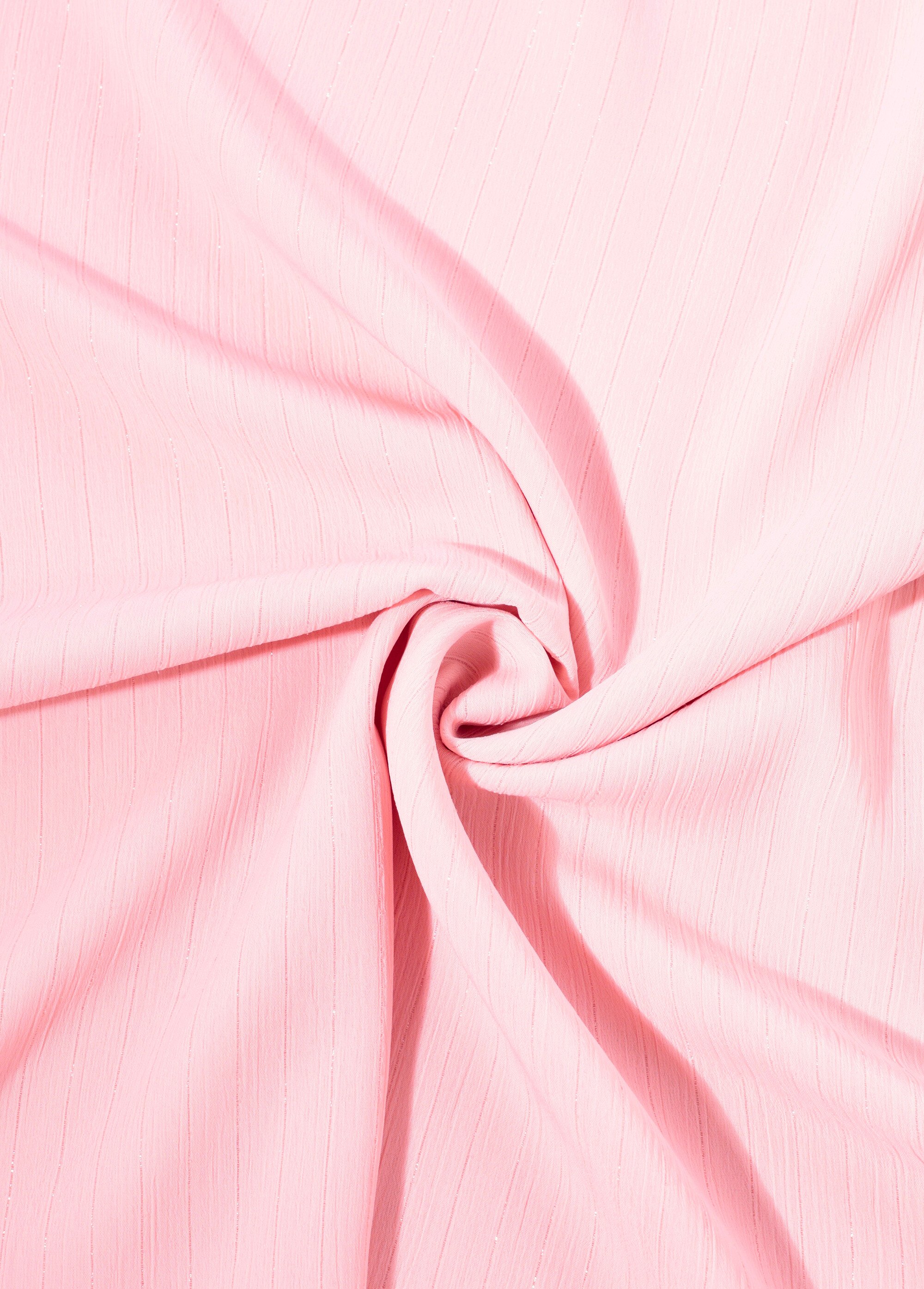 Coupon habillement voile métallisé 3R ROSE COT143496 FA1