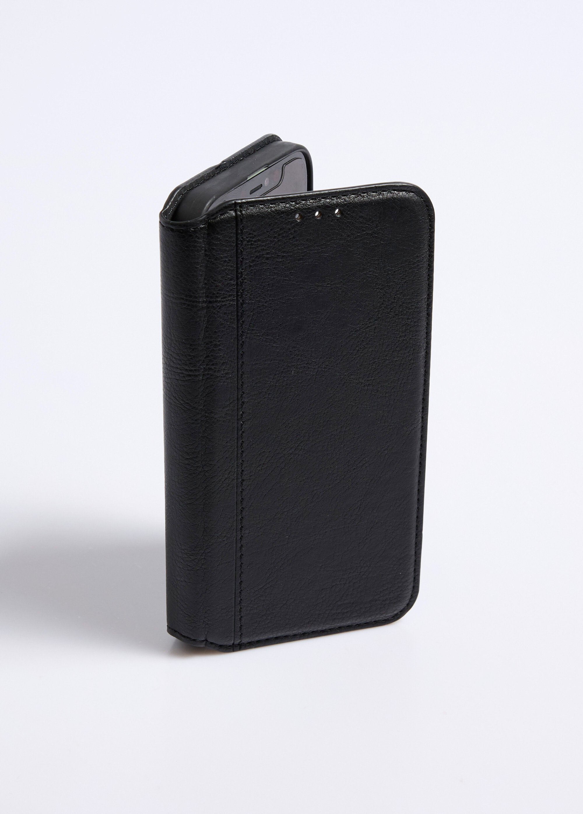 Étui aspect cuir pour iPhone 13