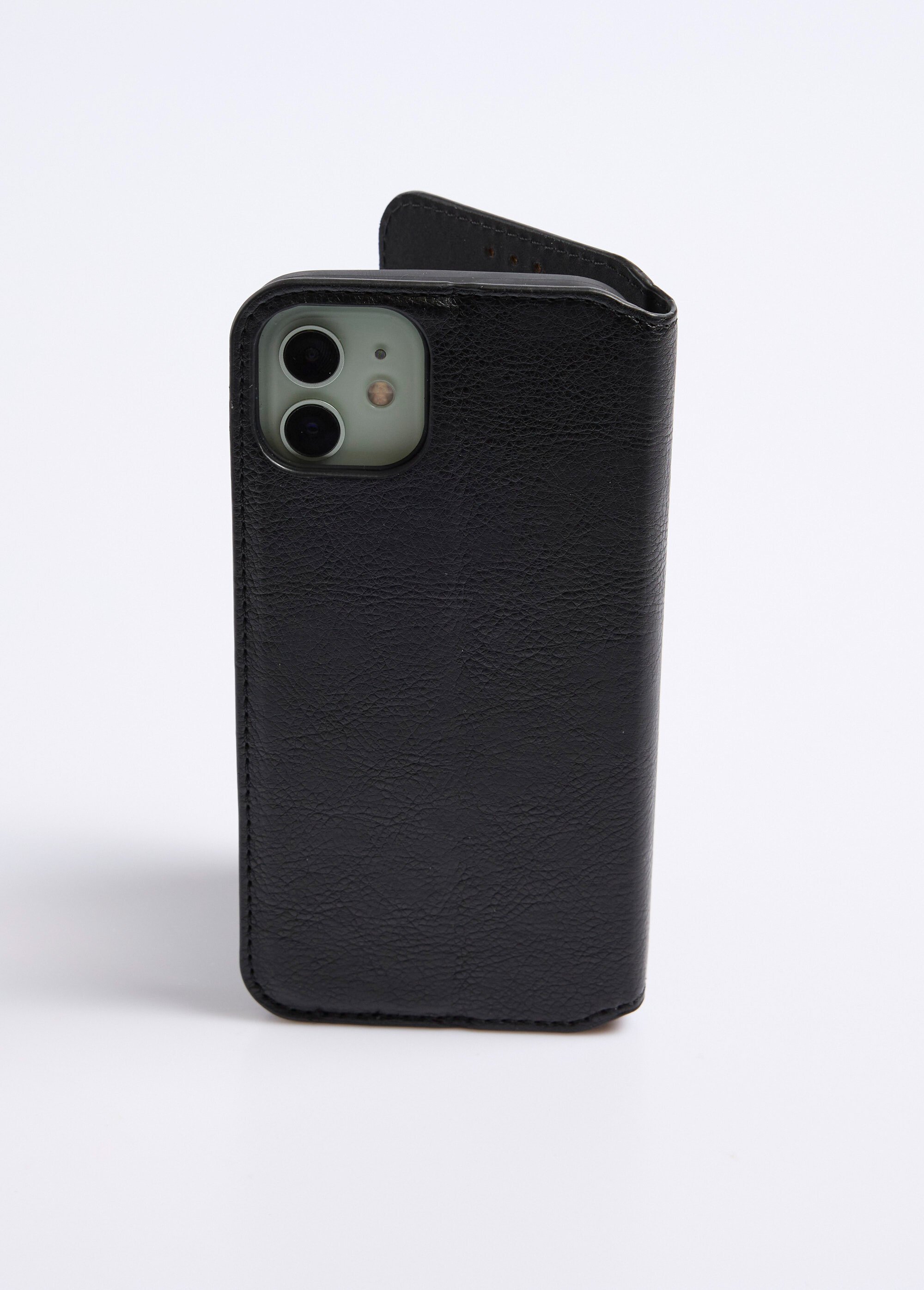 Étui aspect cuir pour iPhone 13