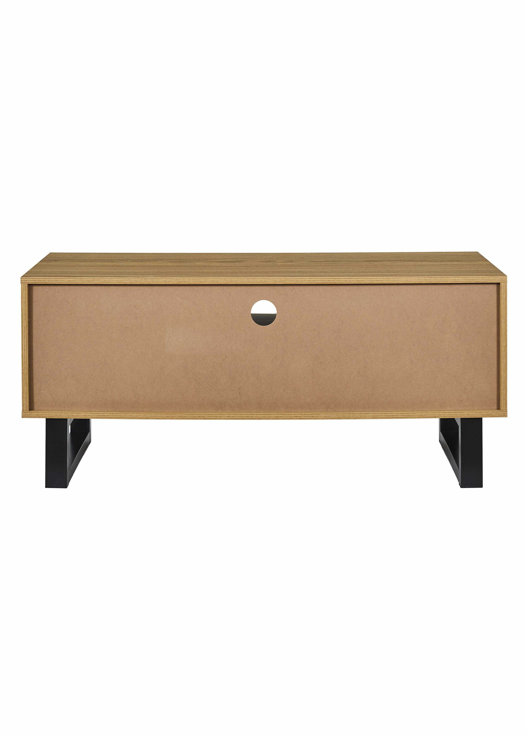 Meuble TV en bois décor forme abstraite