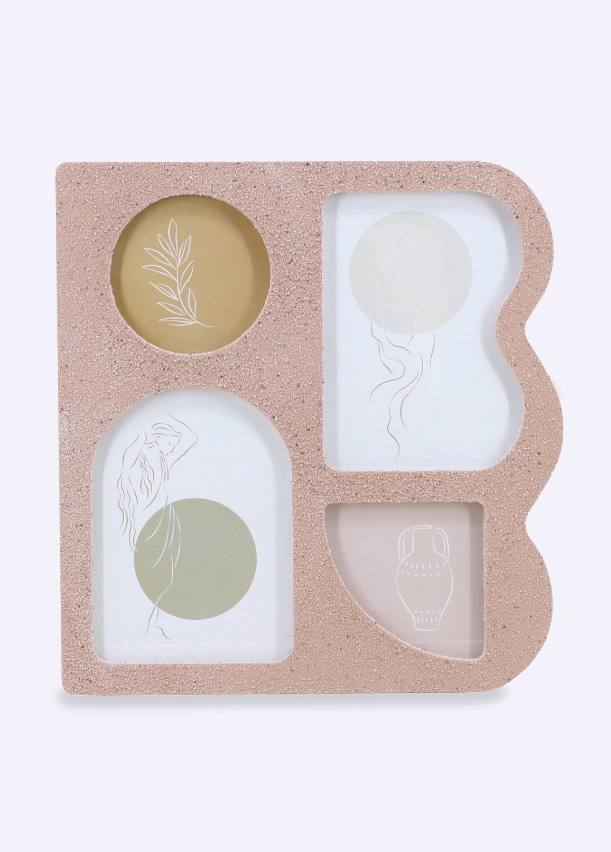 Pele mele 4 photos, effet matière