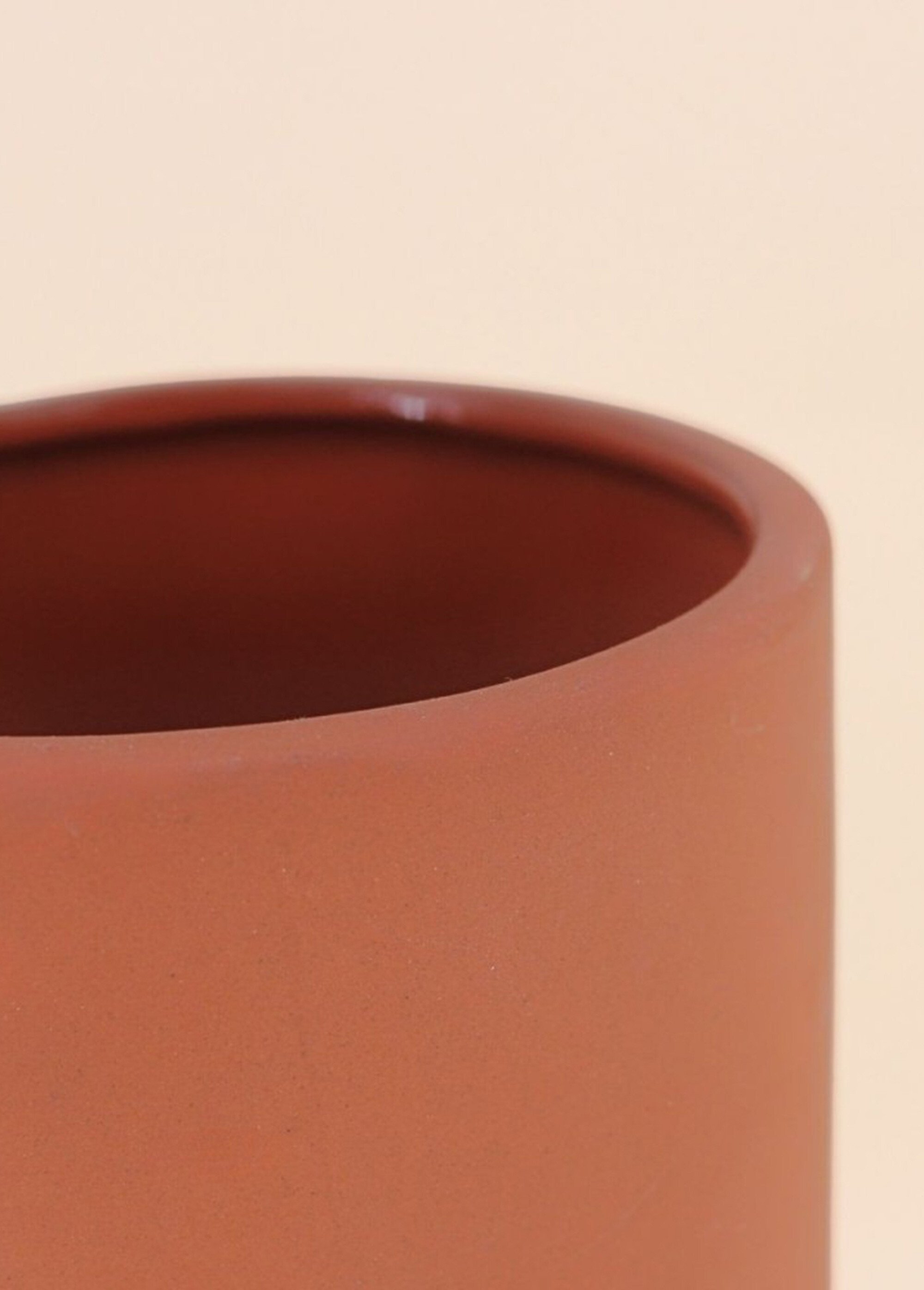 Petit vase en céramique, forme épurée Orange NOR-14066 DE1