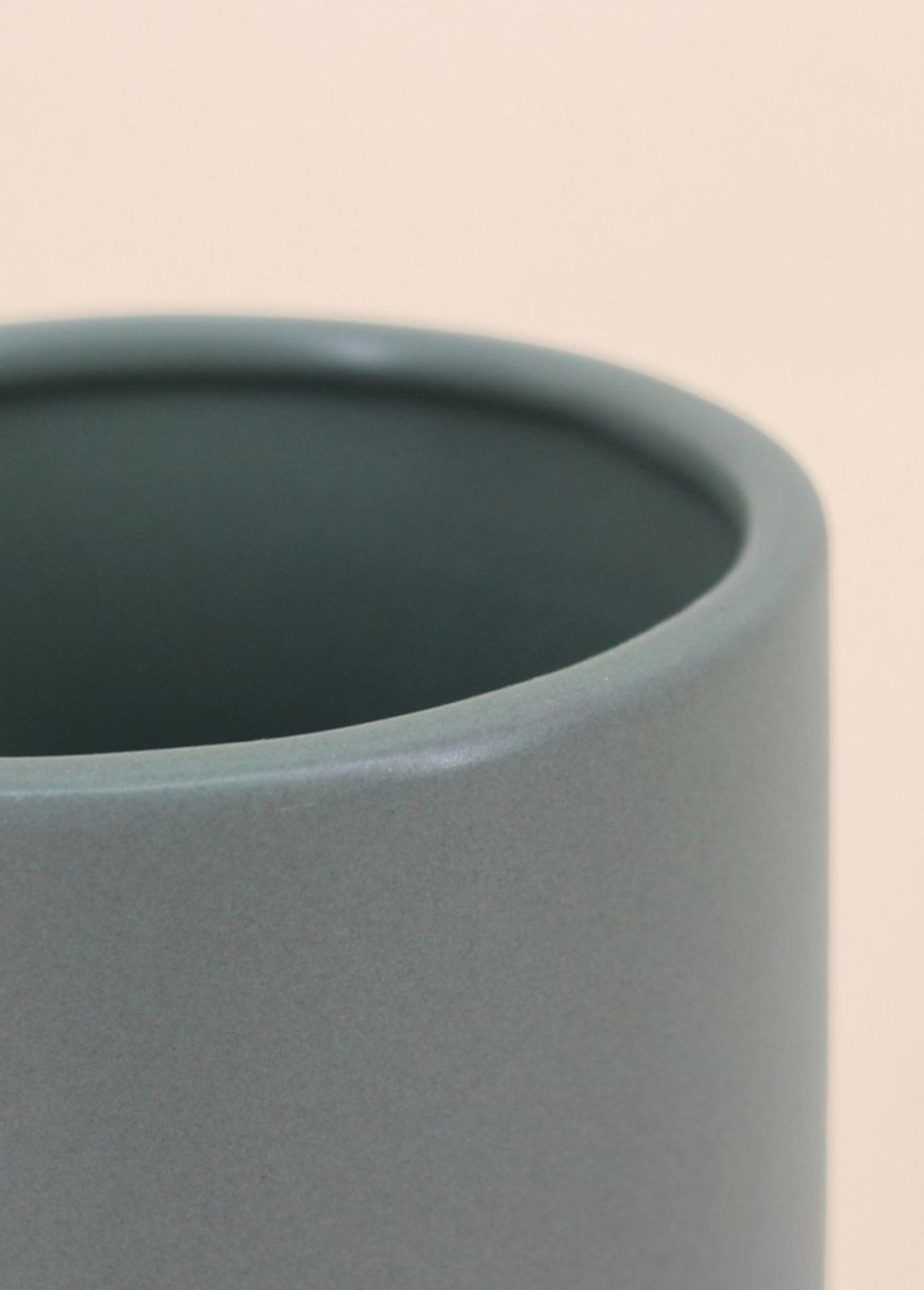 Petit vase en céramique, forme épurée Vert NOR-14066 DE2