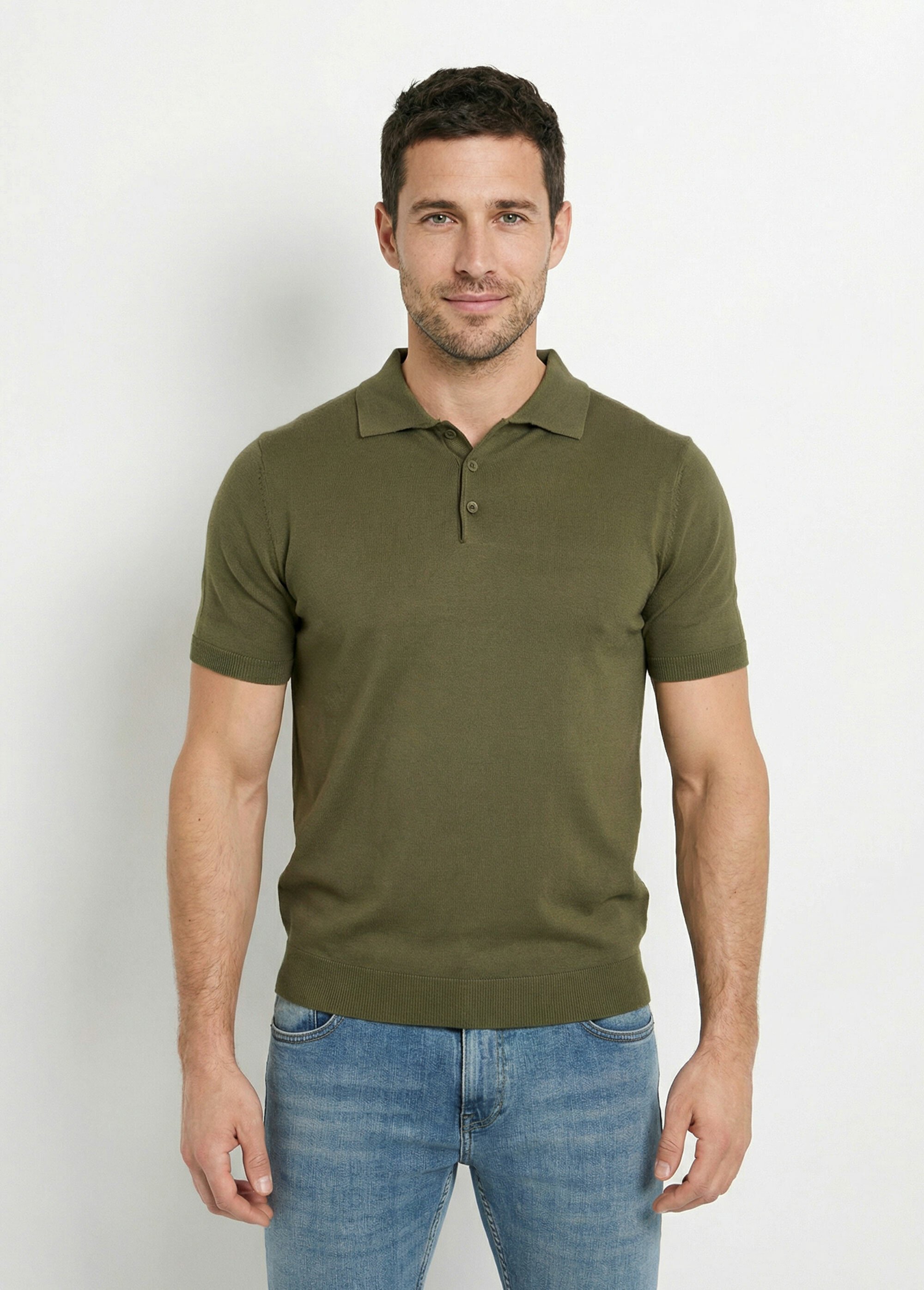 Pochette toucher gomme, avec bandoulière Homme Vert FRIPC60135 FA1