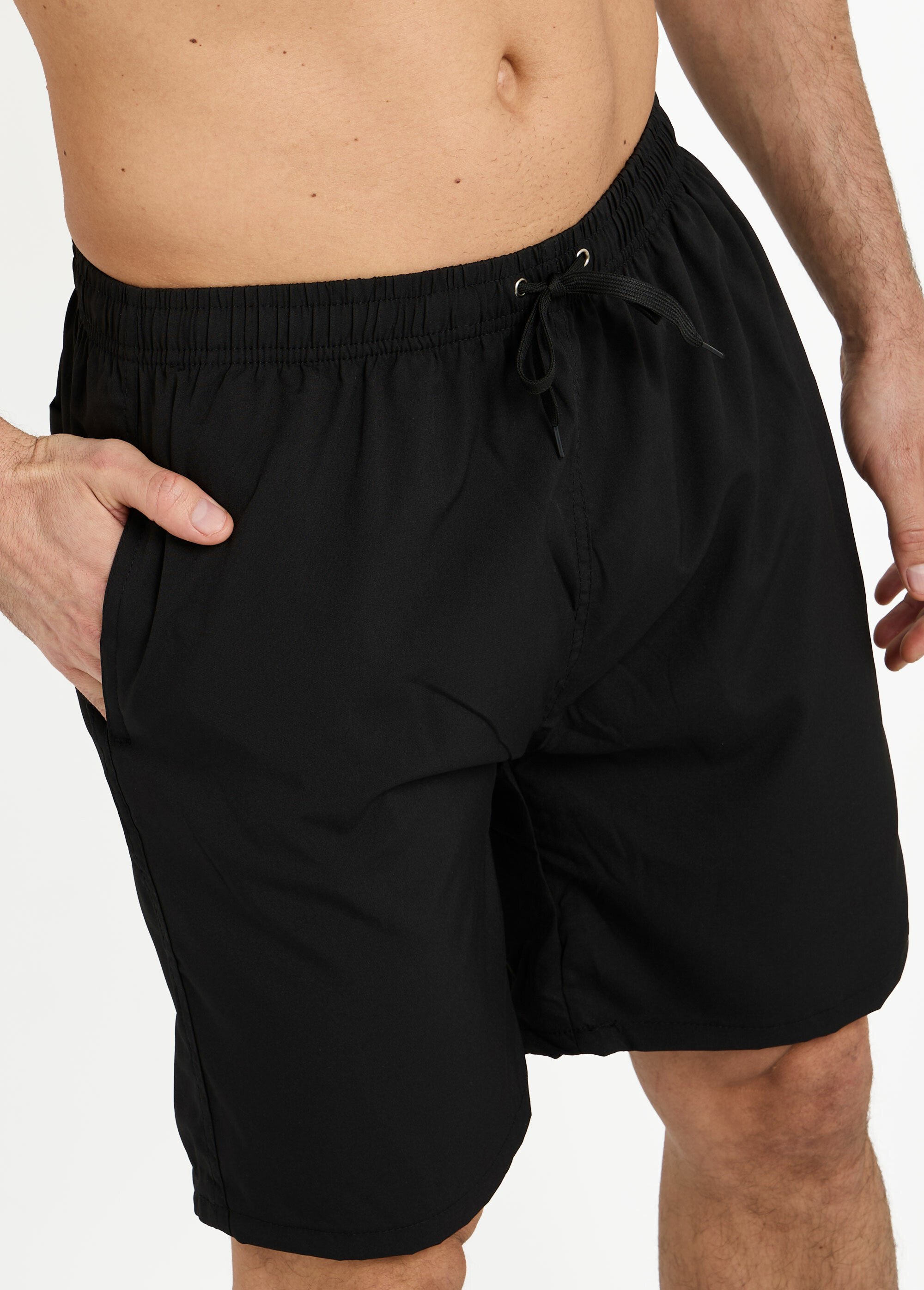 Short de bain taille élastiquée et liens