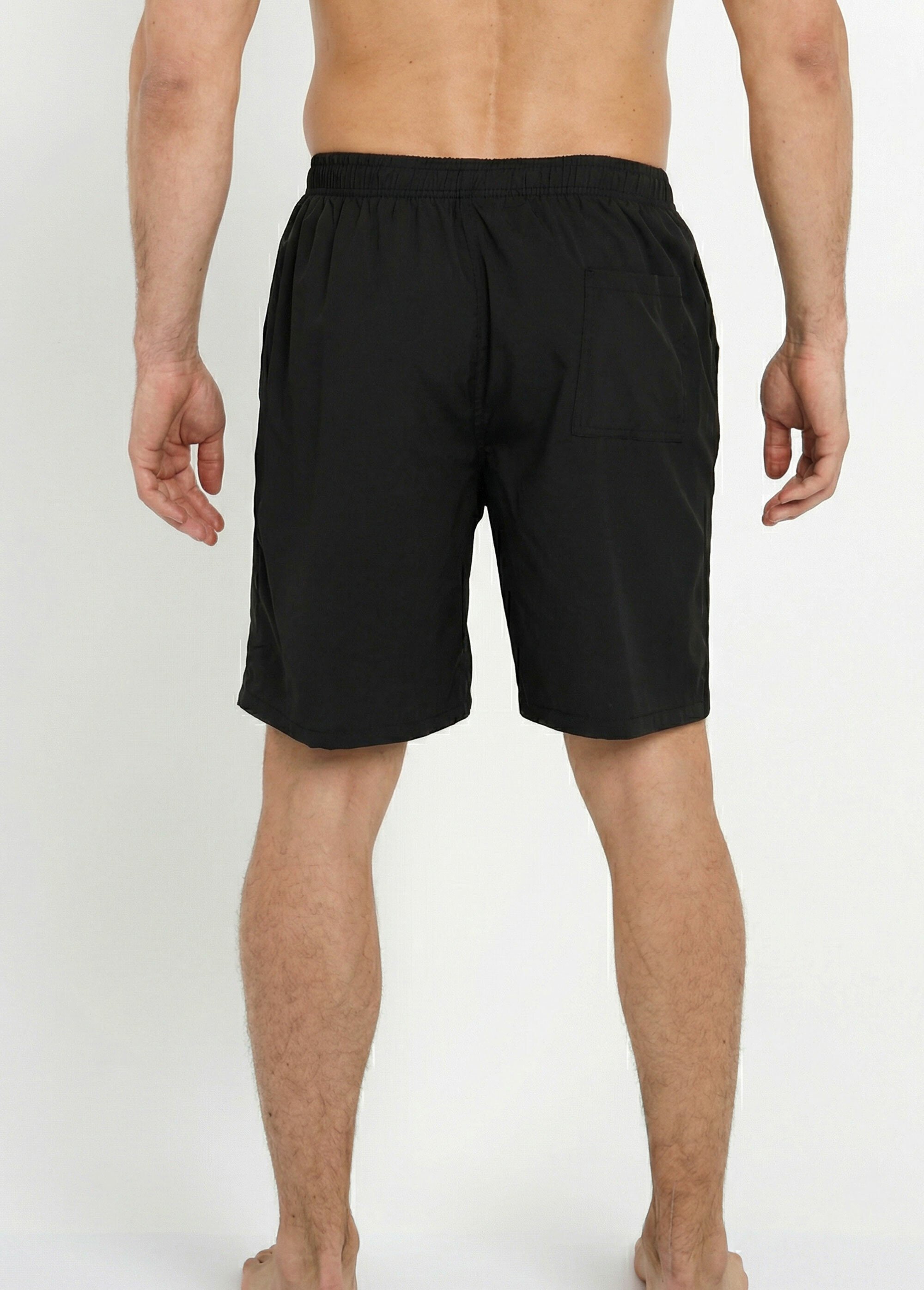 Short de bain taille élastiquée et liens