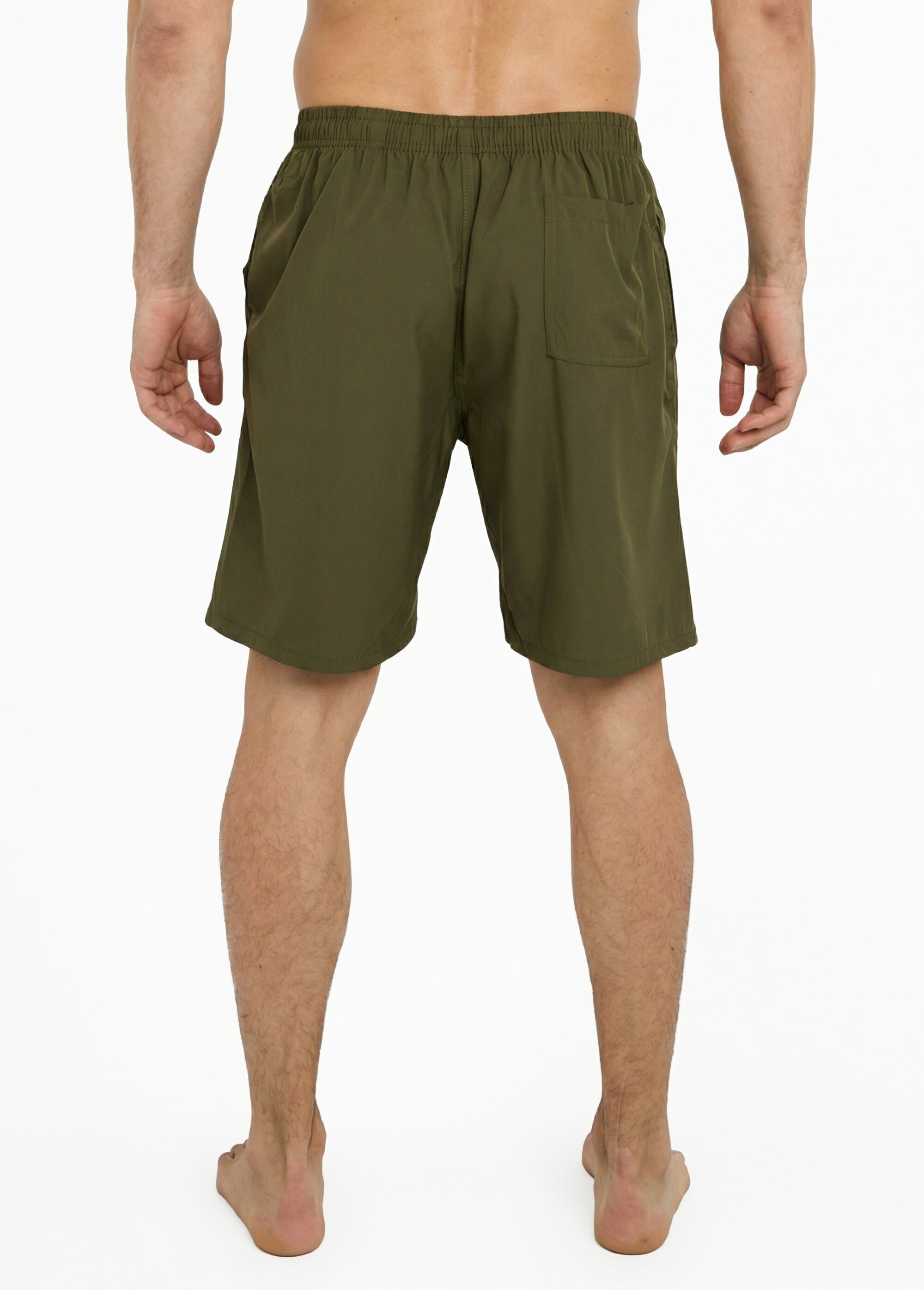 Short de bain taille élastiquée et liens