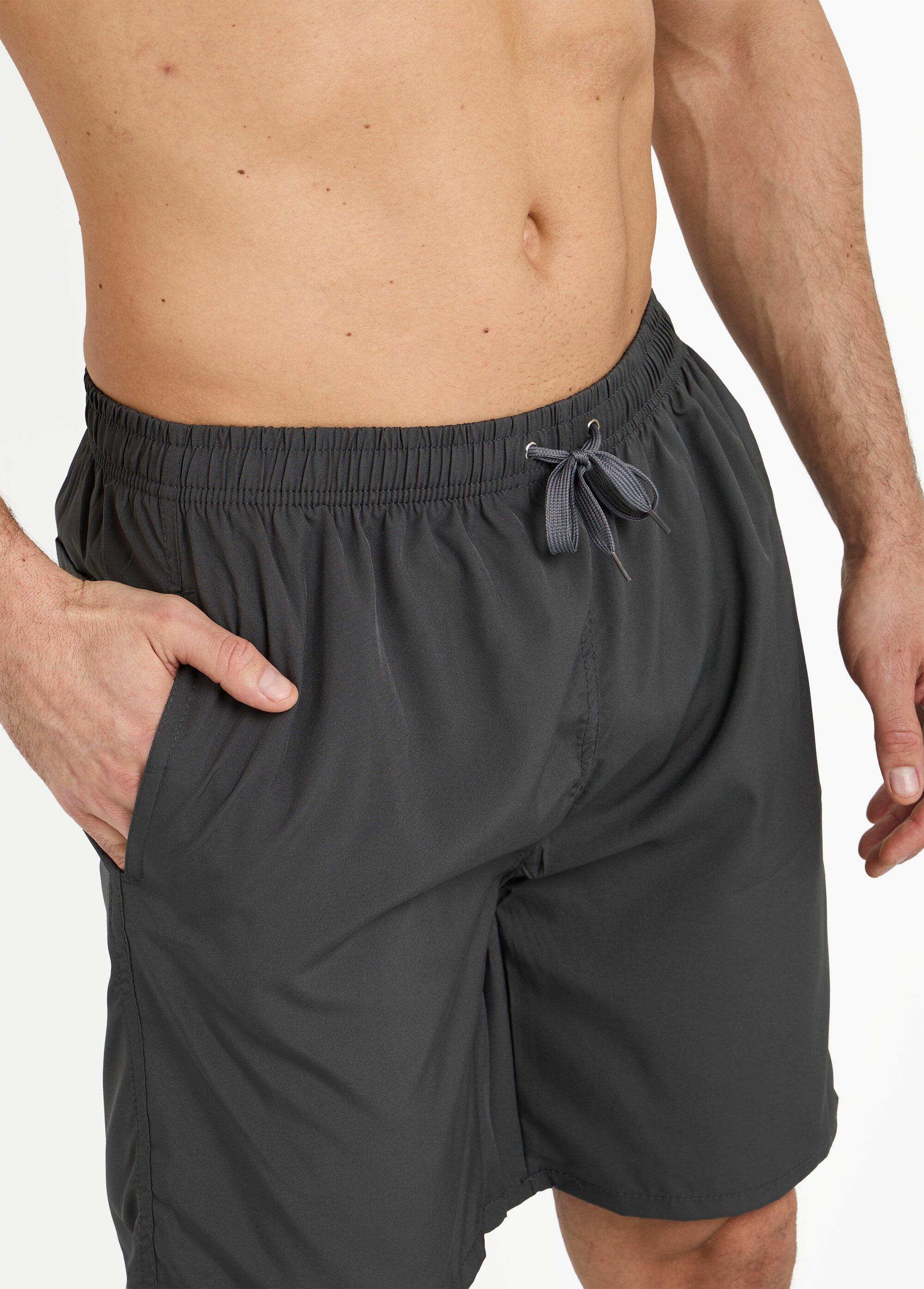 Short de bain taille élastiquée et liens