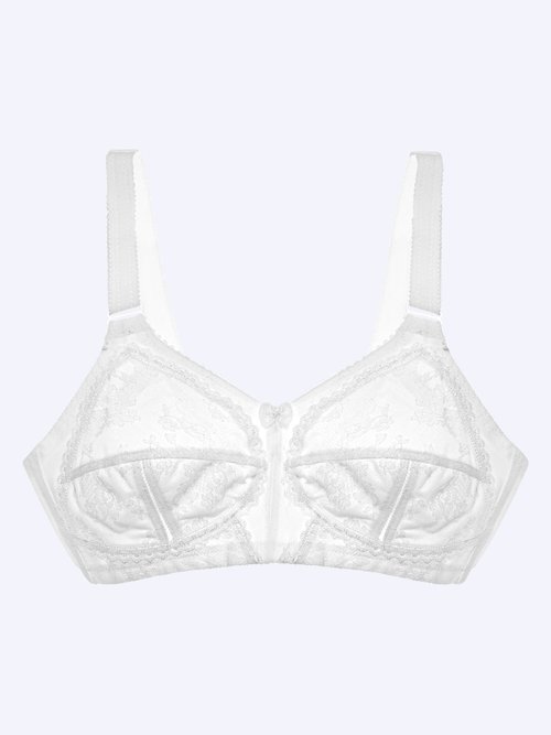 Soutien-gorge sans armatures, Doreen Femme Blanc VIJITA AP1