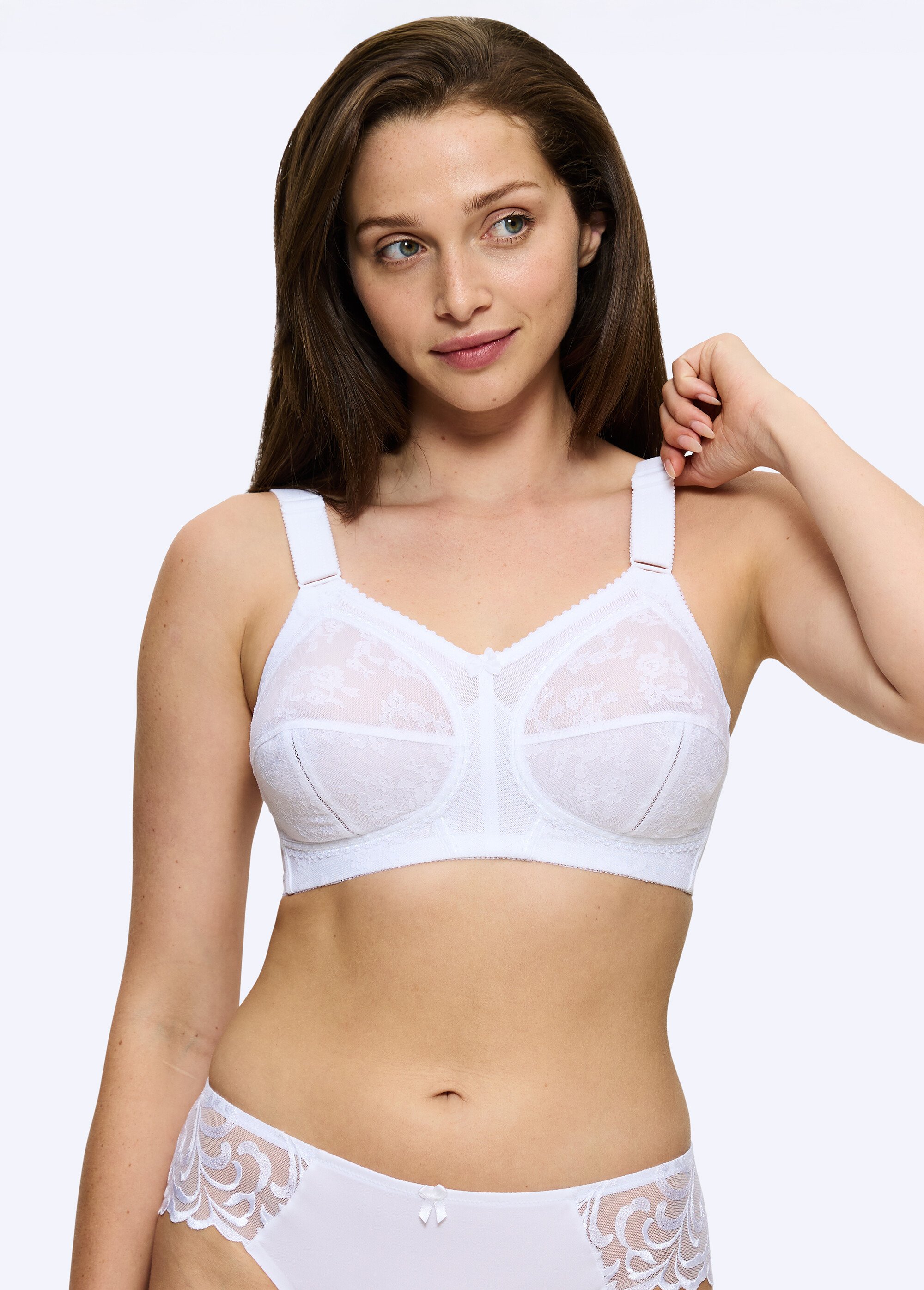 Soutien-gorge sans armatures, Doreen Femme Blanc VIJITA FA1