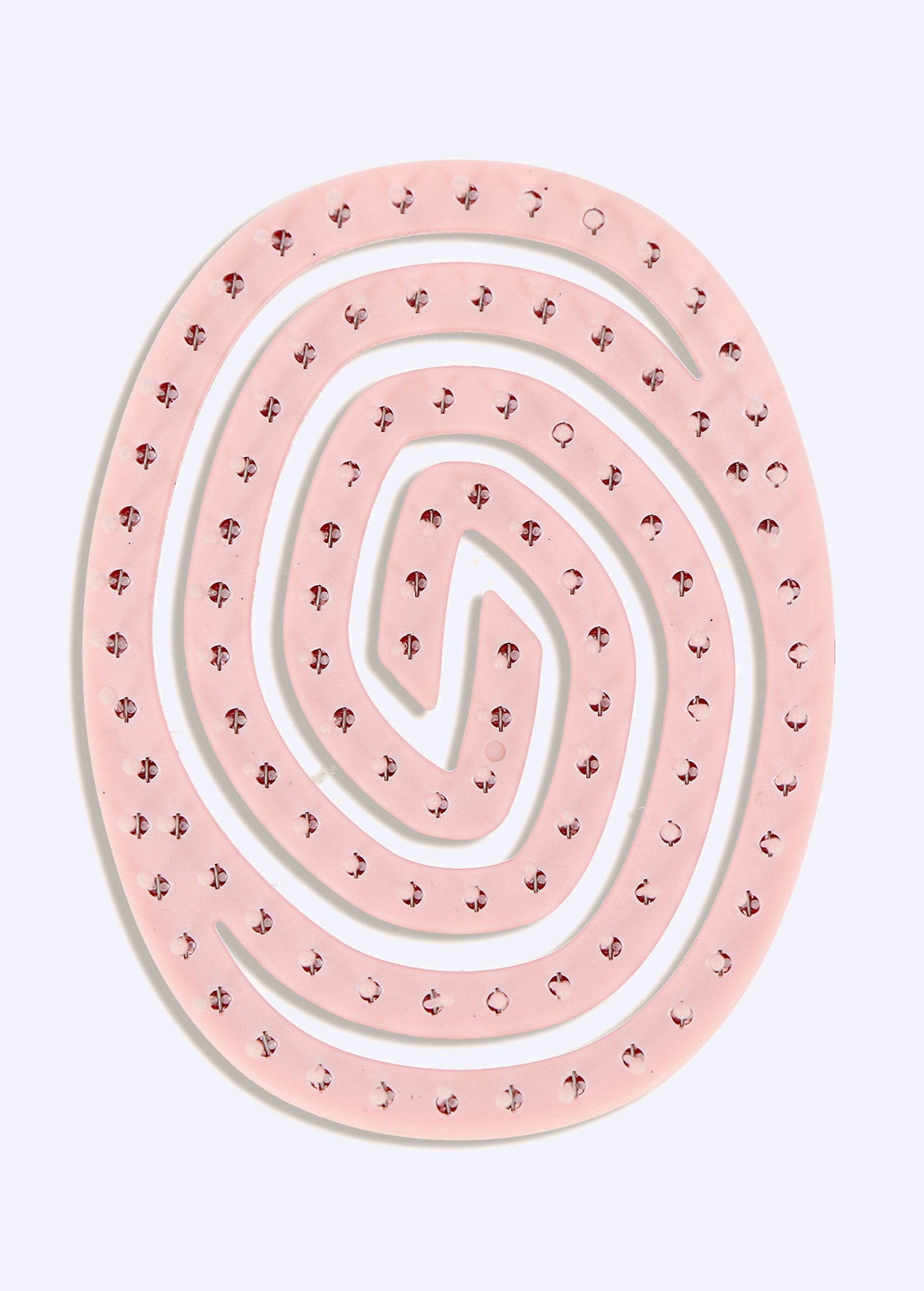 Brosse à cheveux de voyage à picots Rose JCH-BRCVOYBTE FA1