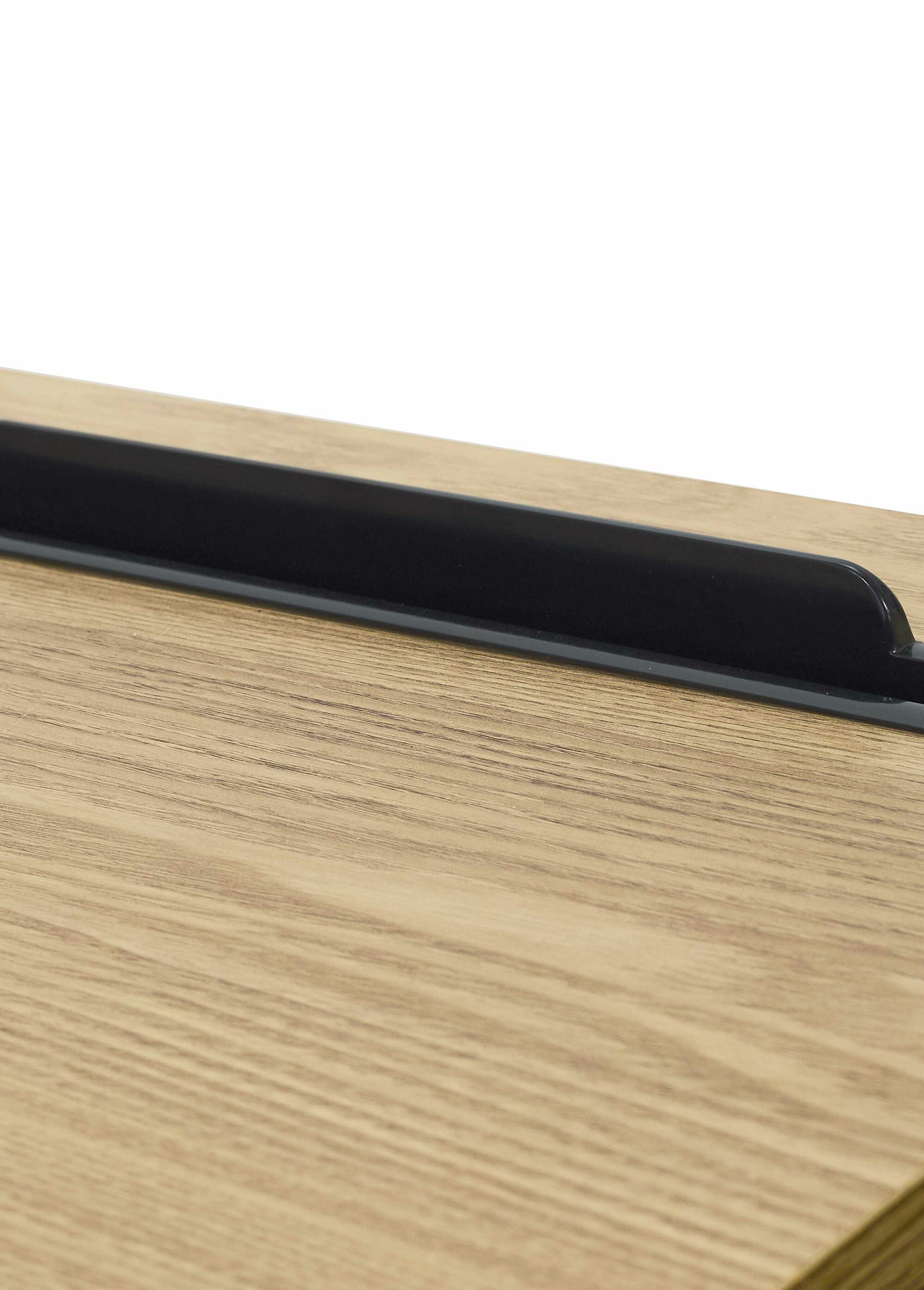 Bureau épuré, métal et plateau bois MARRON CMP-HD0486 DE3