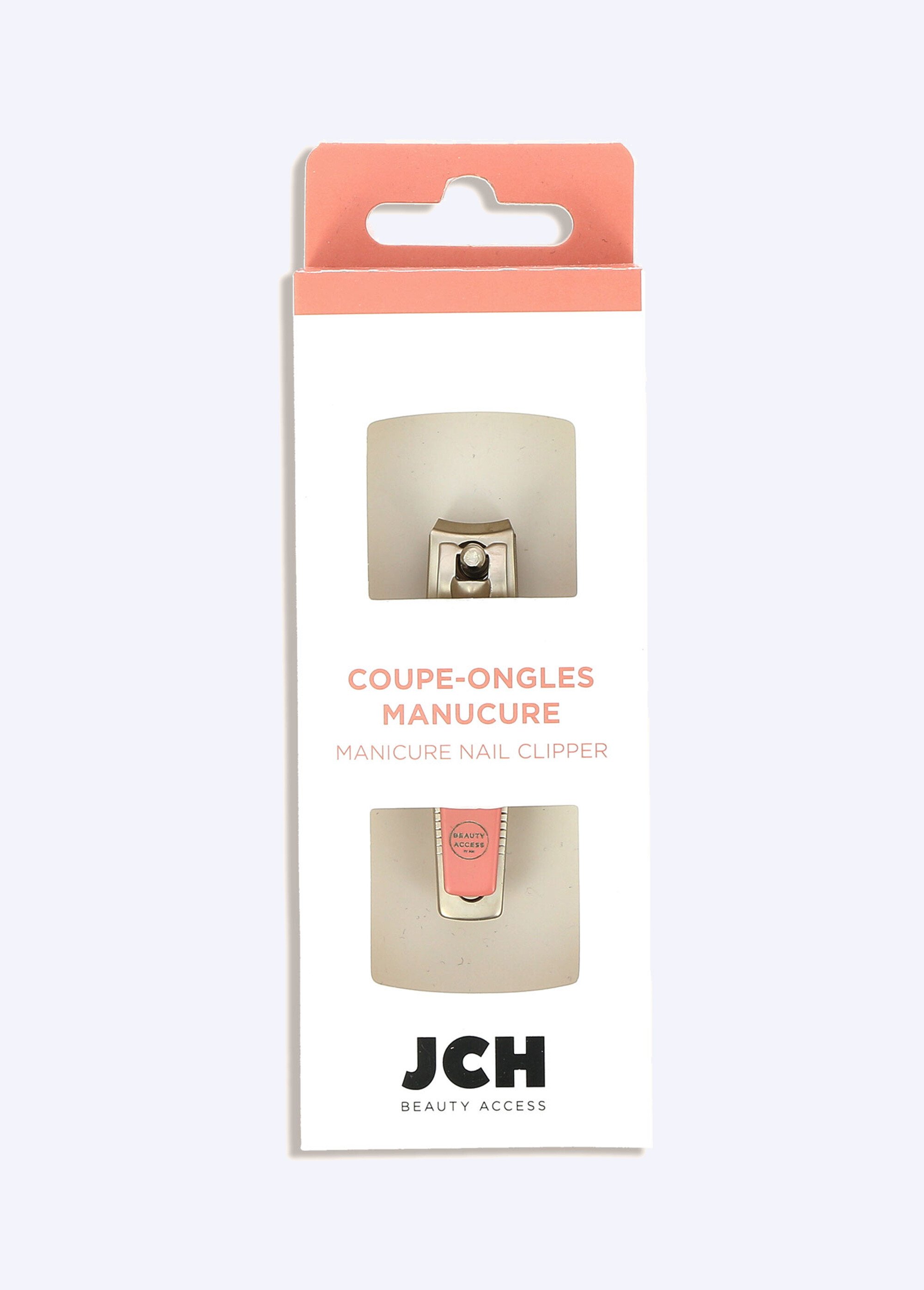 Coupe ongles acier inox pour manucure Argenté JCH-20965BTE DE2