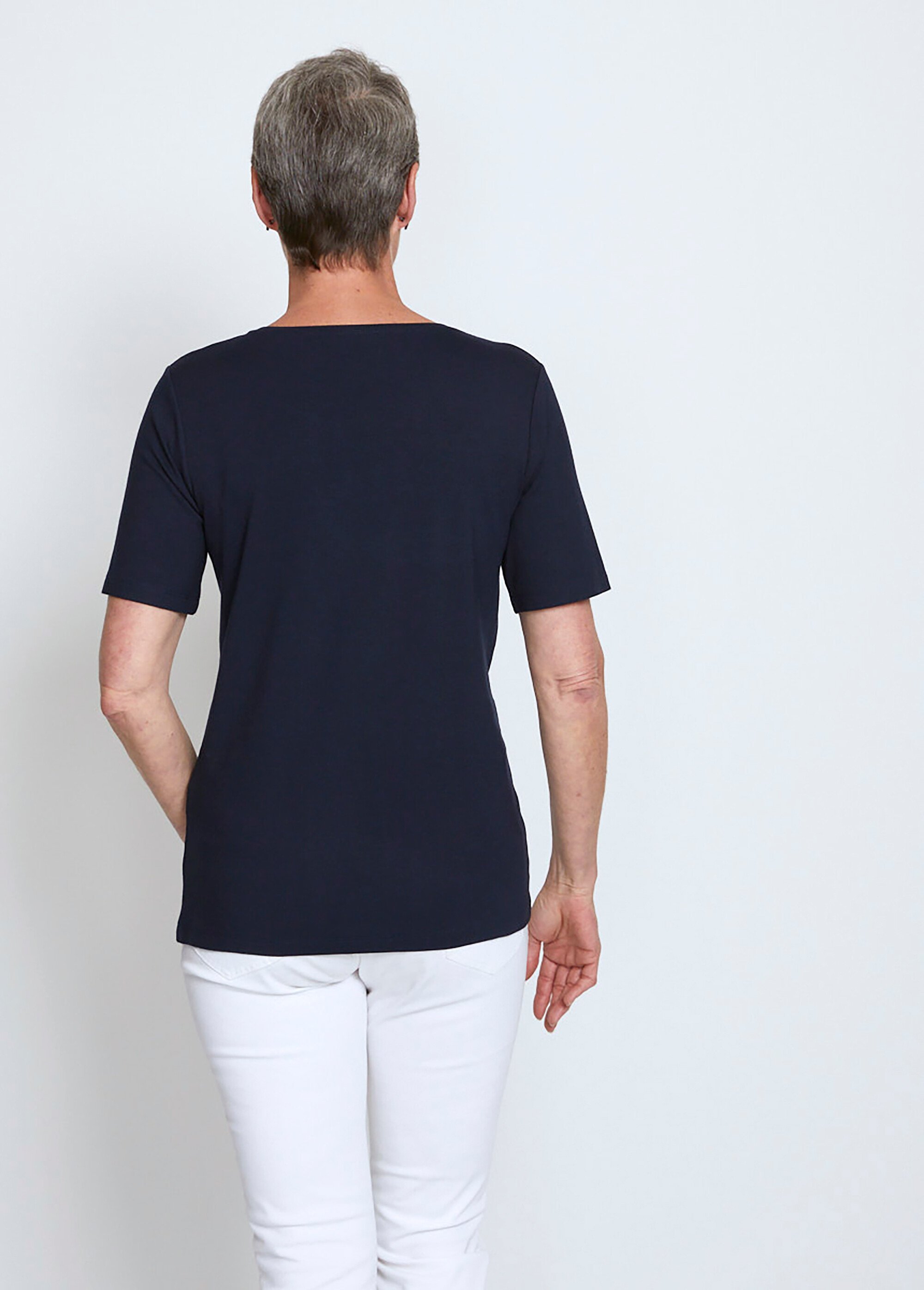 T-shirt jersey fantaisie clouté strass