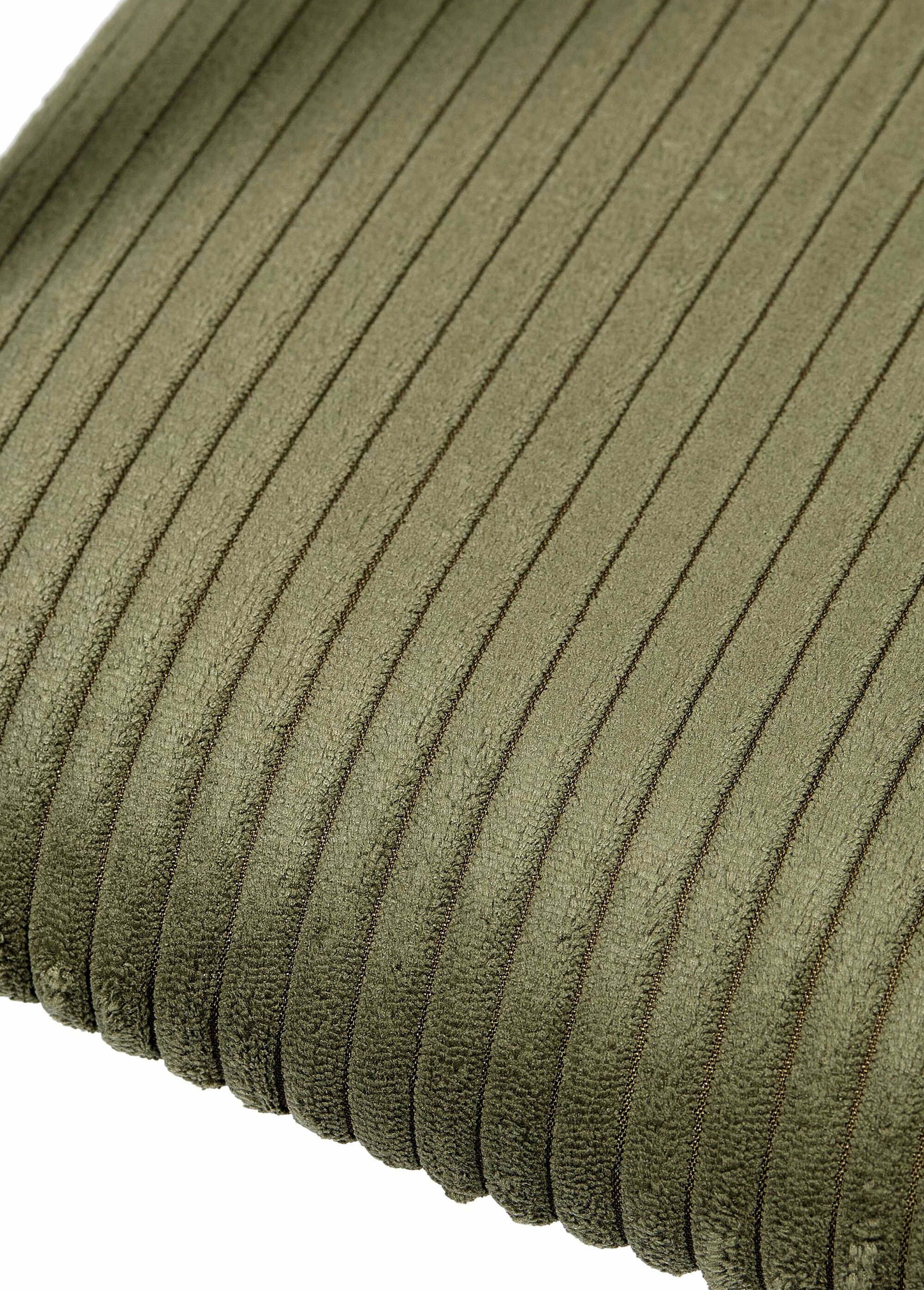 Chaise velours cotelé et pieds métal 1V VERT CMP-HD0536 DE2