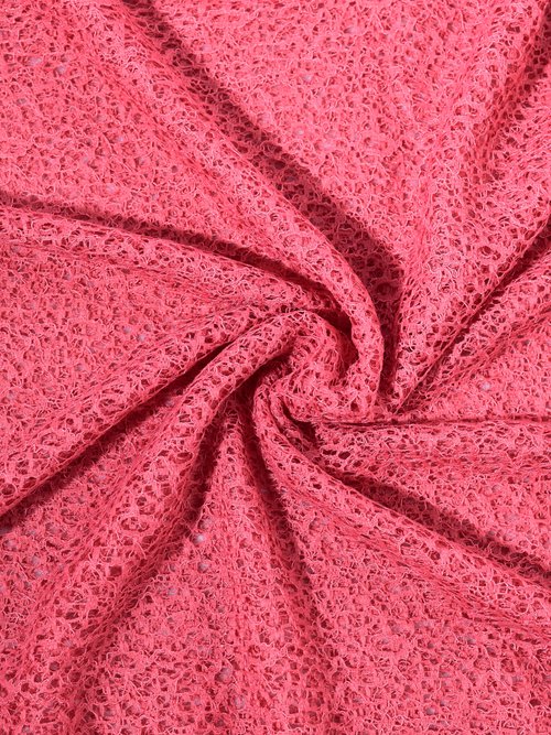 Coupon habillement, dentelle aérienne ROSE COT150522 FA1