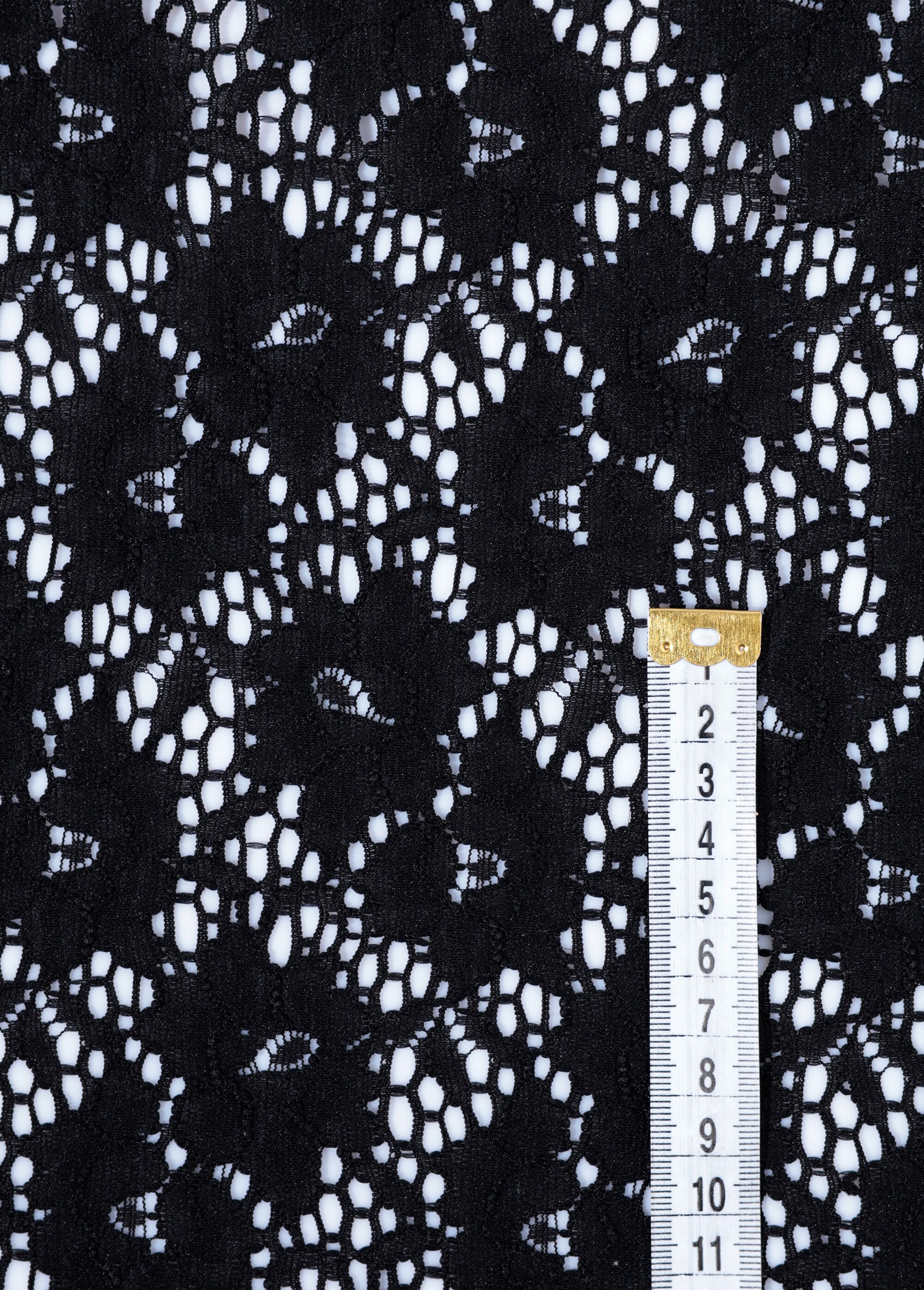 Coupon habillement, dentelle stretch NOIR COT150524 DE1