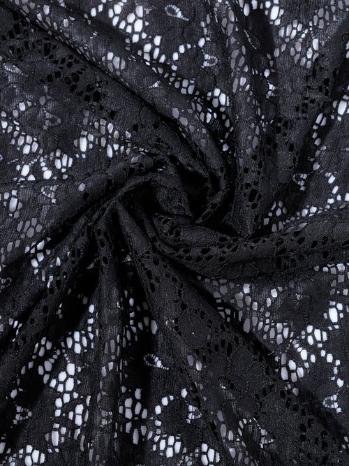 Coupon habillement, dentelle stretch NOIR COT150524 FA1