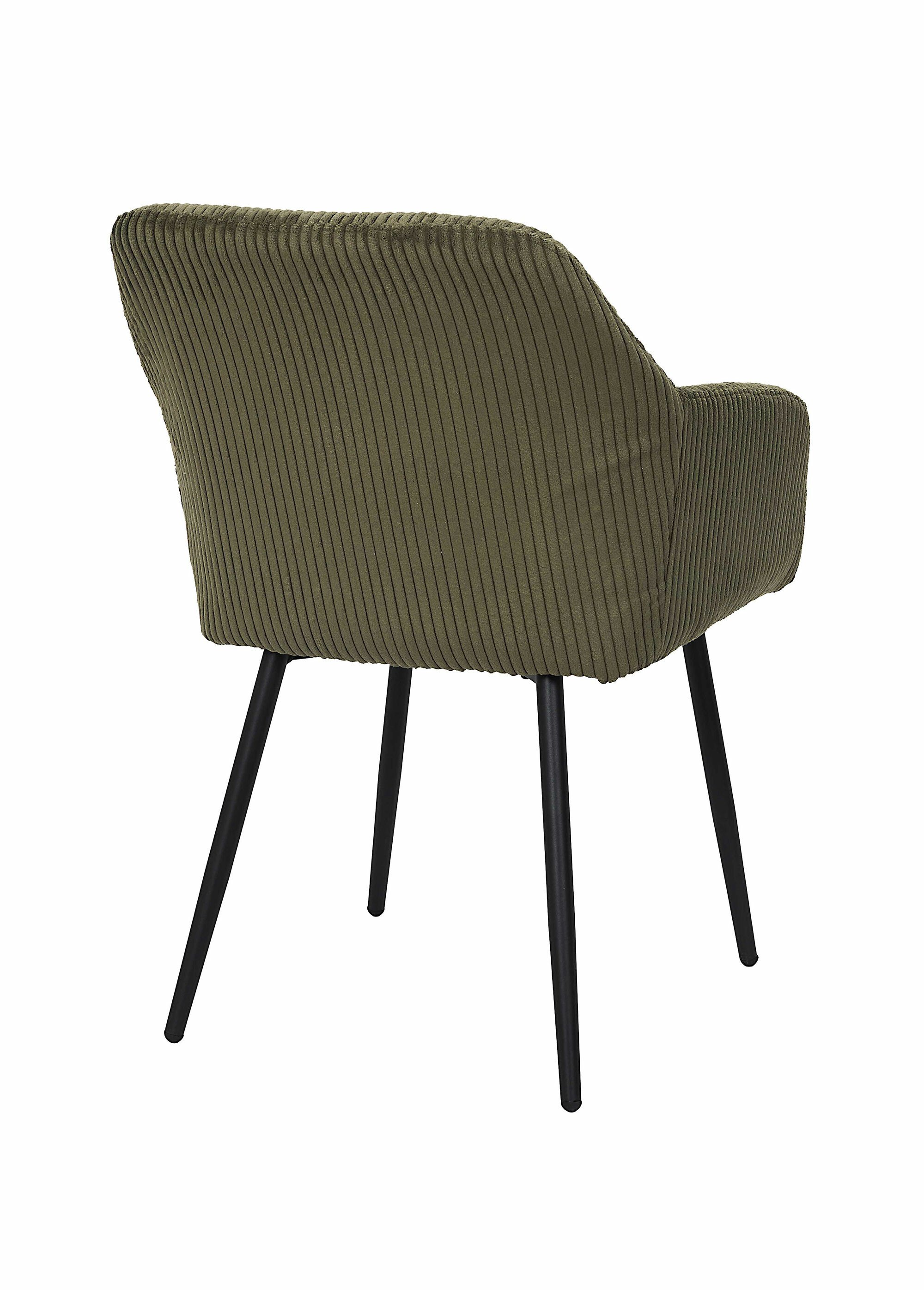 Fauteuil compact en velours cotelé, 1V