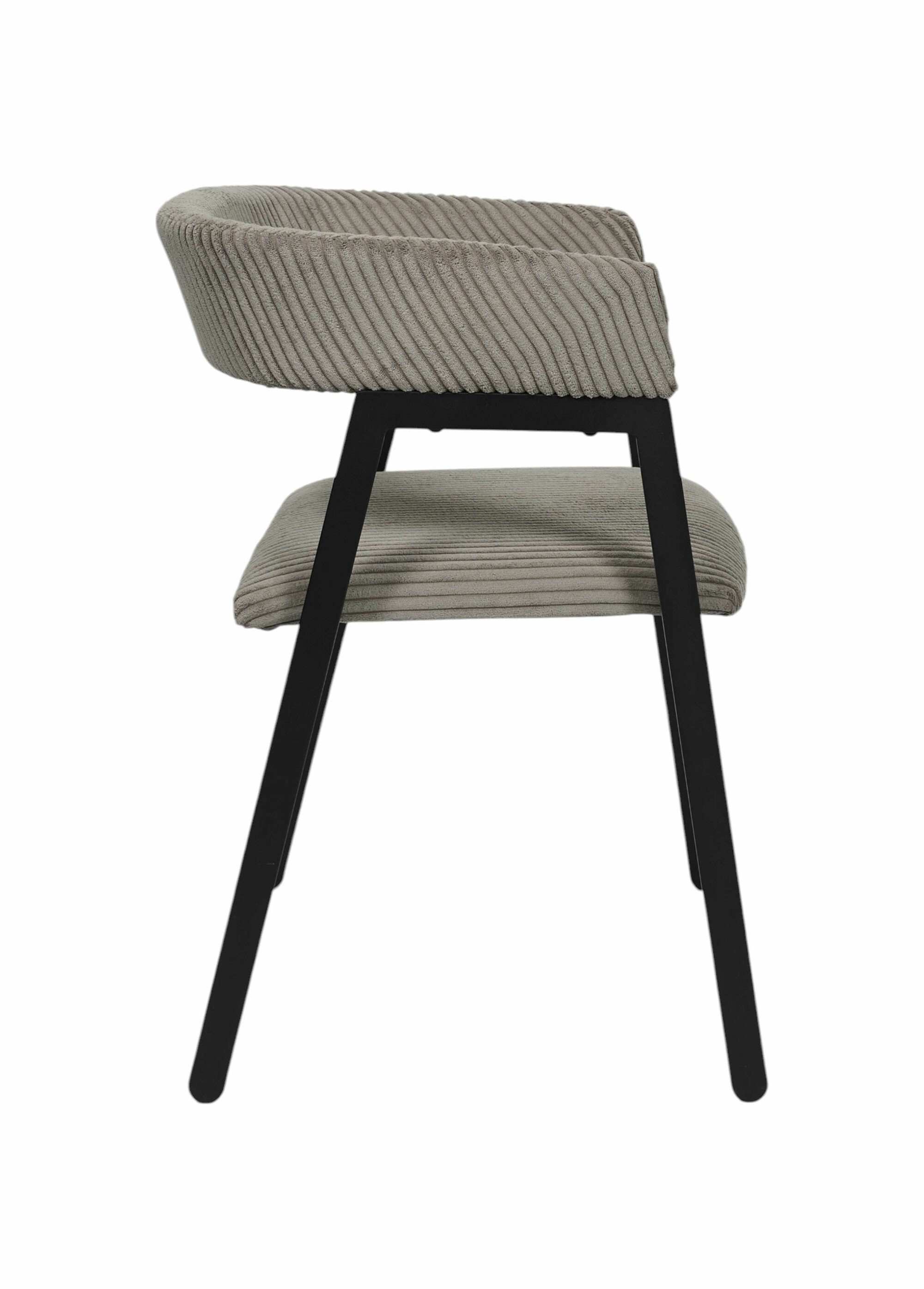 Fauteuil minimaliste velours cotelé 1T