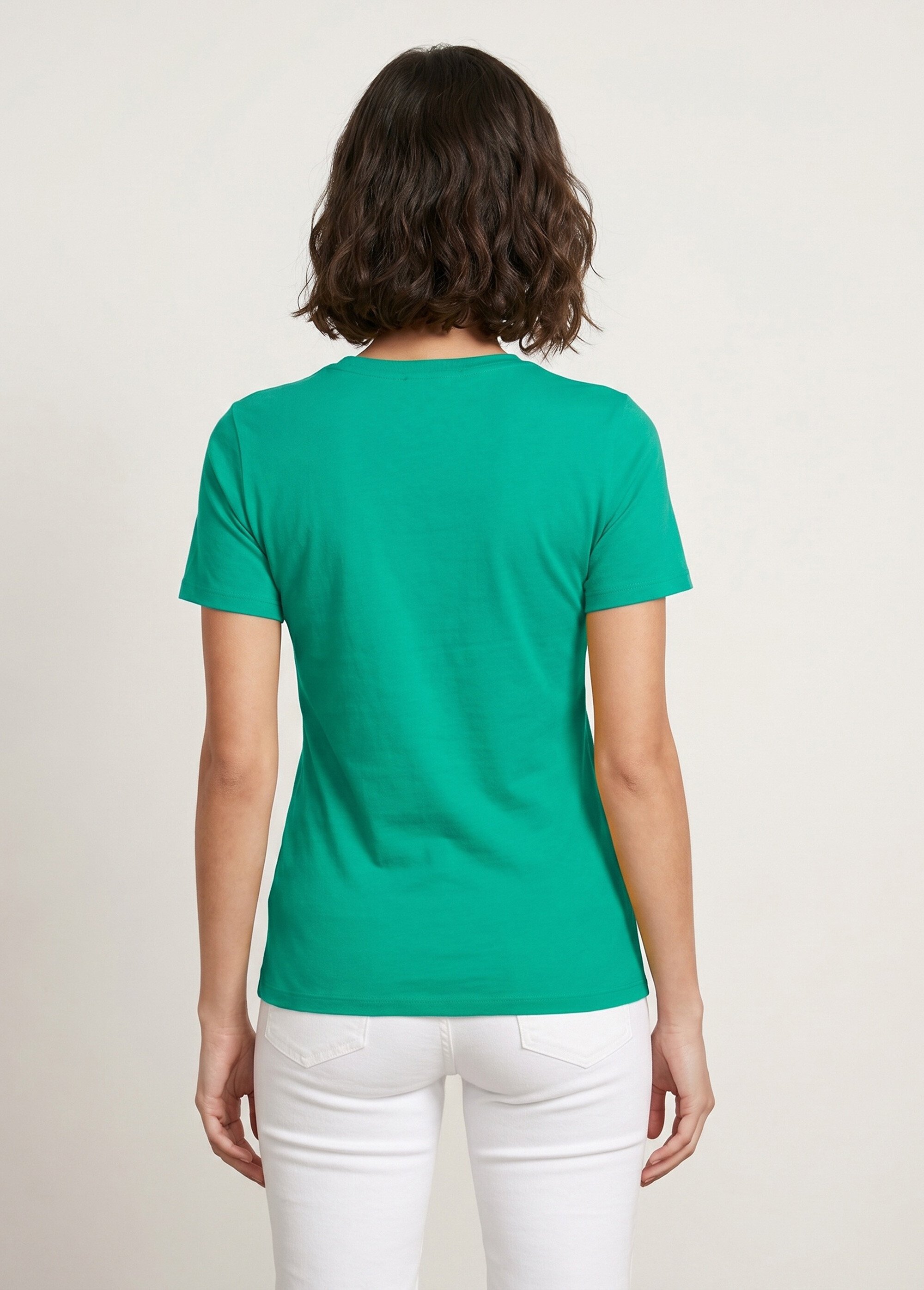T-shirt jersey coton fantaisie cloutée
