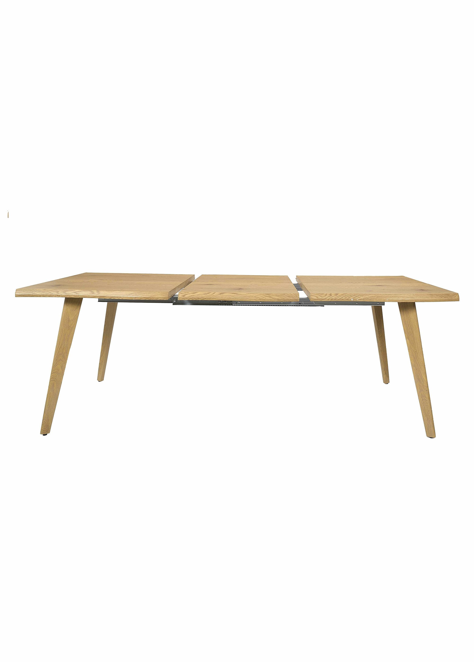 Table extensible avec bords irréguliers MARRON CMP-HD0503 DE1