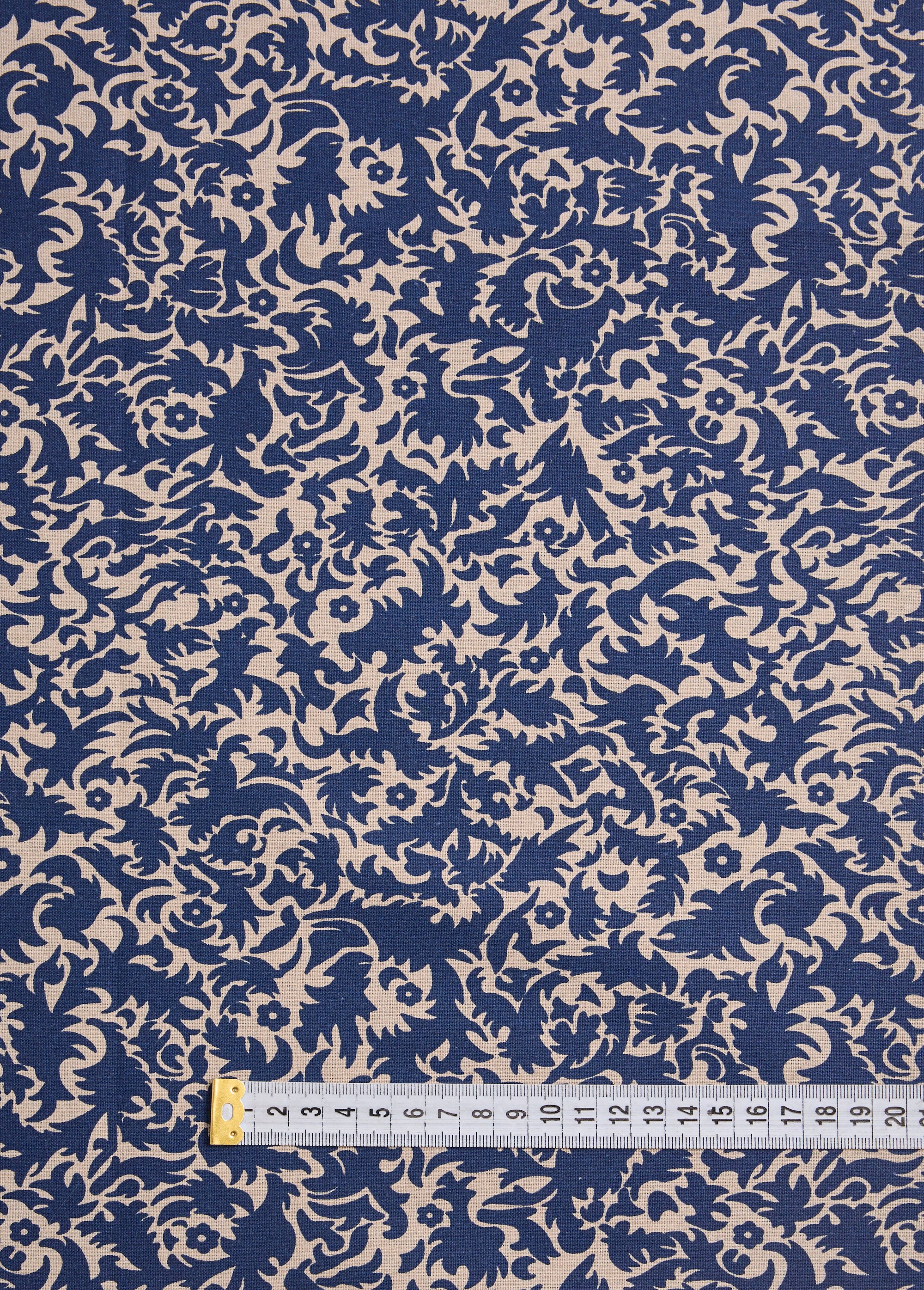 Coupon tissu déco arabesques colorés