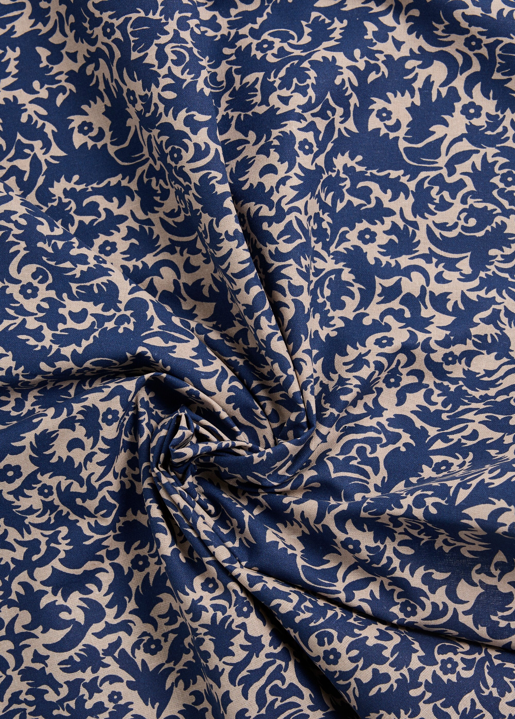 Coupon tissu déco arabesques colorés