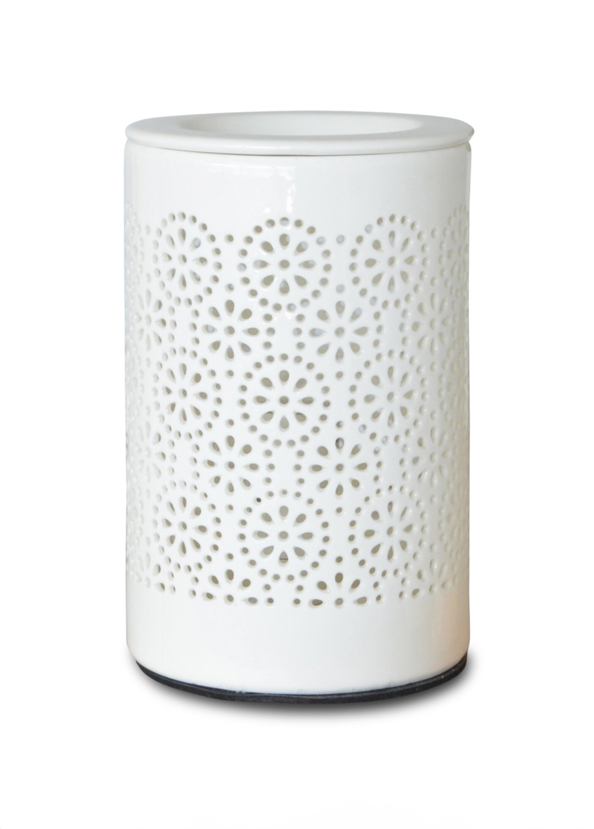 Diffuseur de parfum, motif rosaces Blanc ZENCALORYA4 FA1