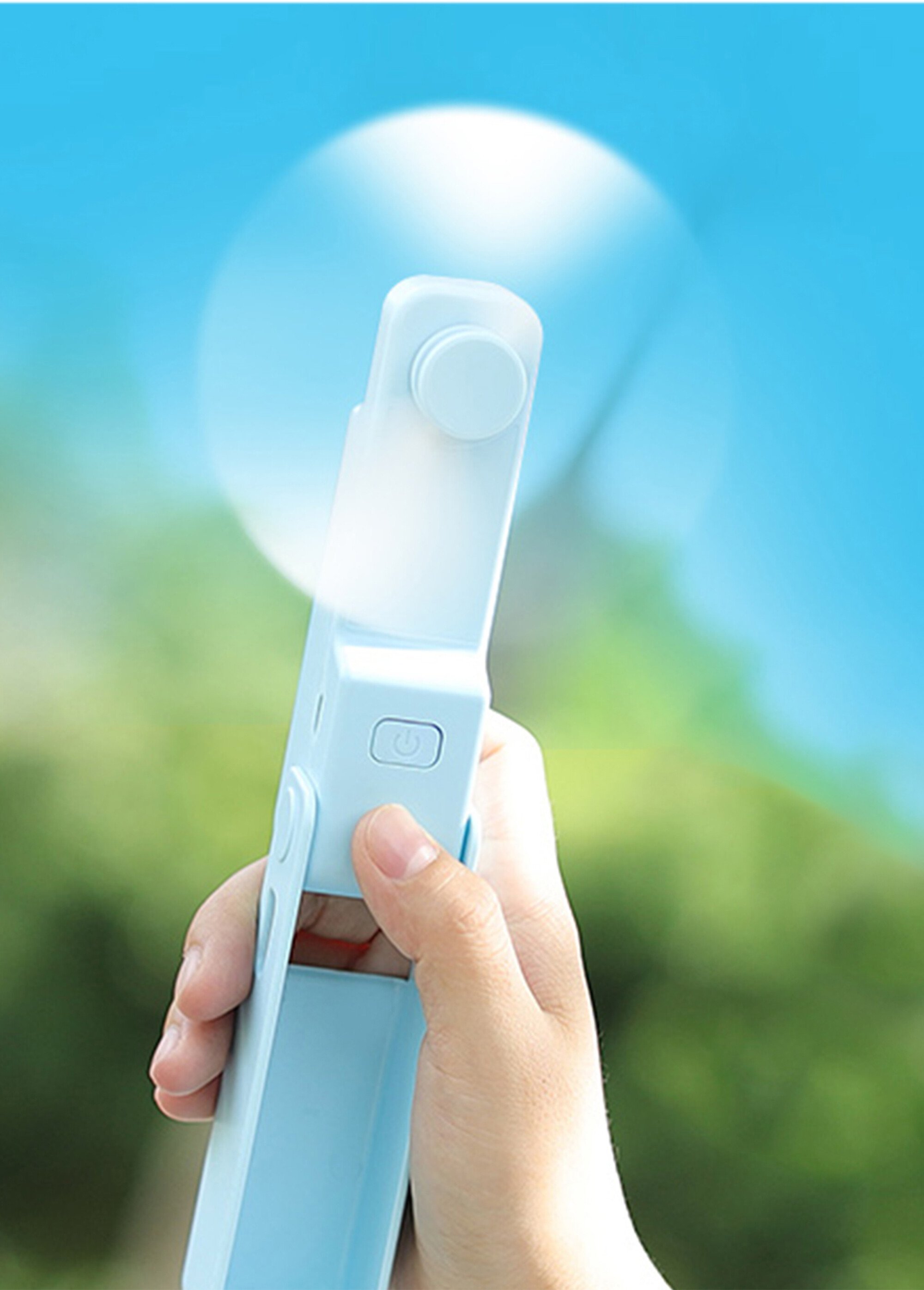 Ventilateur de poche rechargeable