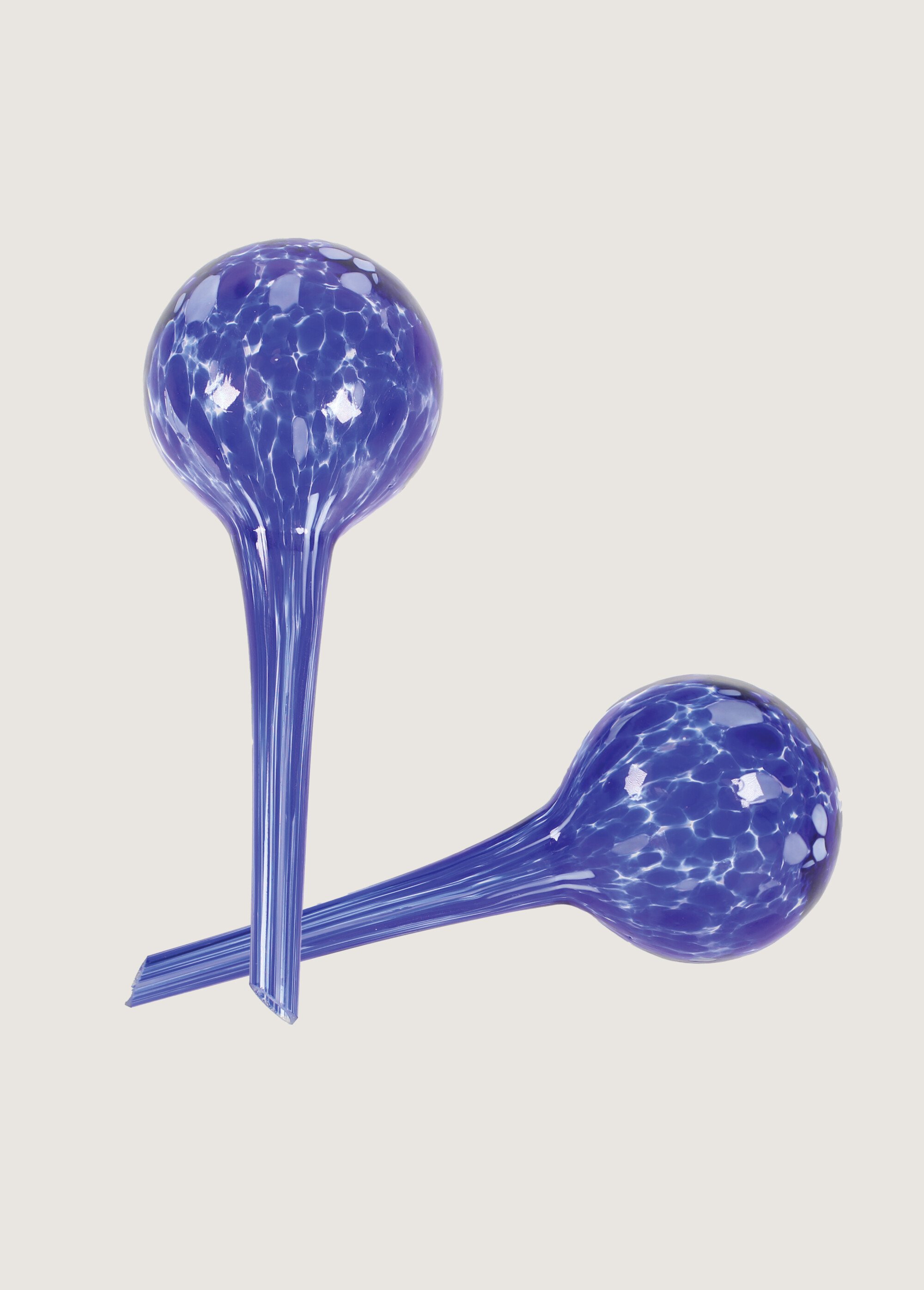 Lot de 2 boules arrose plantes en verre