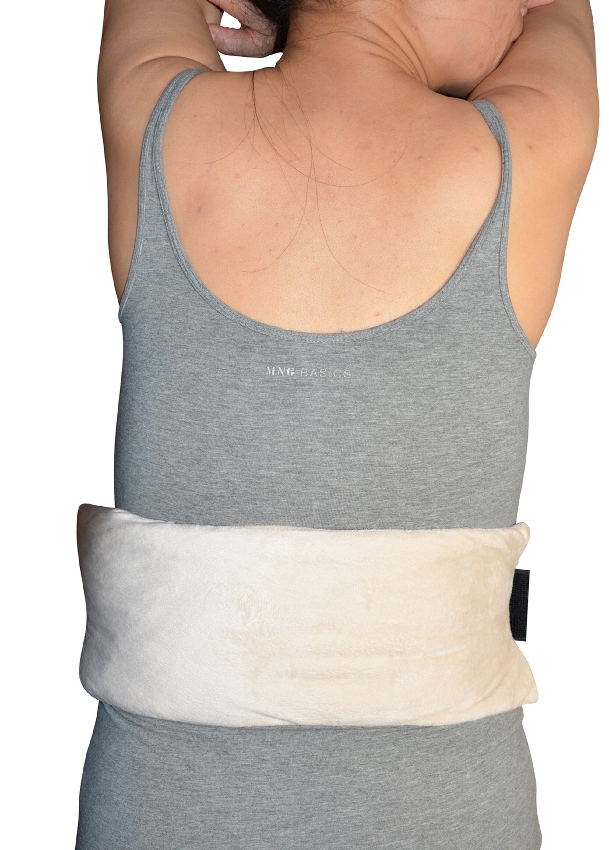 Ceinture relaxante extensible antidouleurs Beige ZENBOUILLOTE FA1